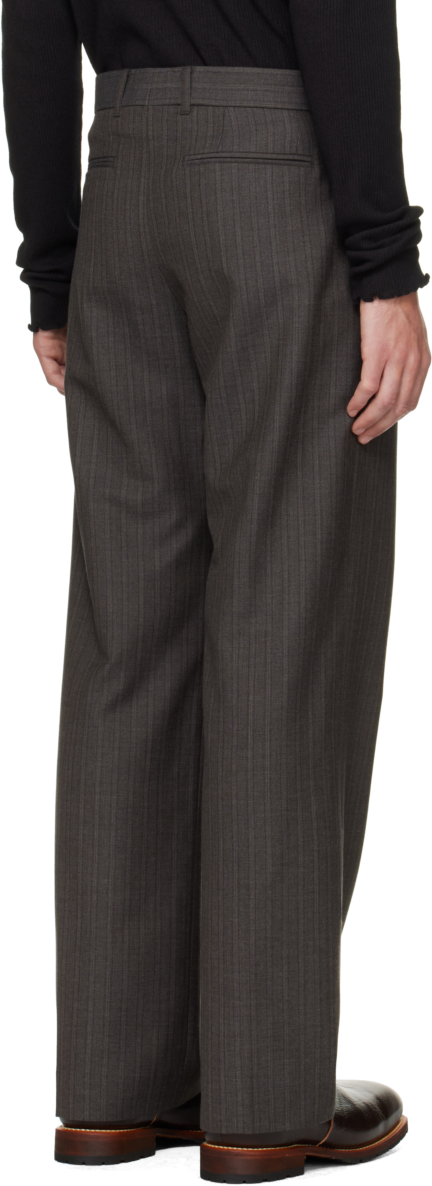 OUR LEGACY - Gray Slack Trousers