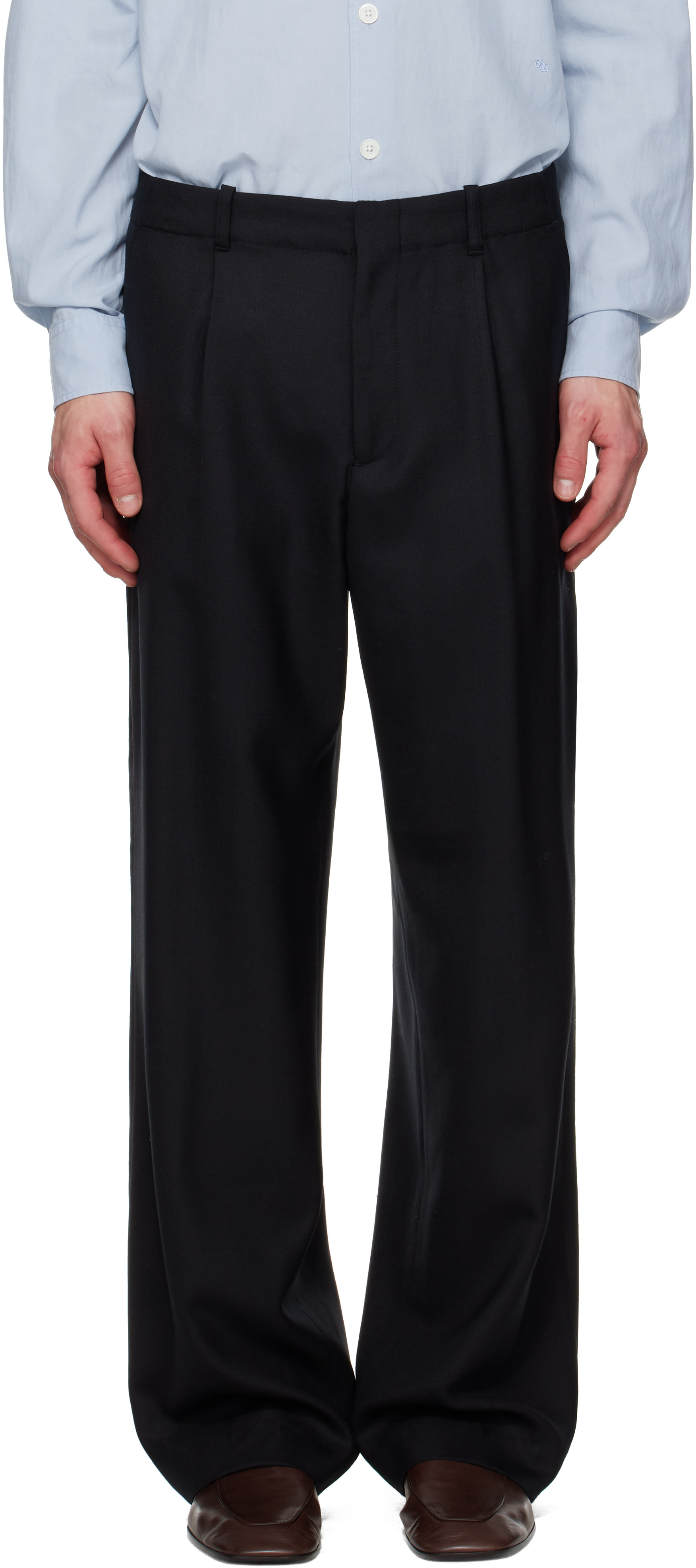 OUR LEGACY アワーレガシー BORROWED CHINO 44 OUR LEGACY: Black Borrowed Chino Trousers | SSENSE