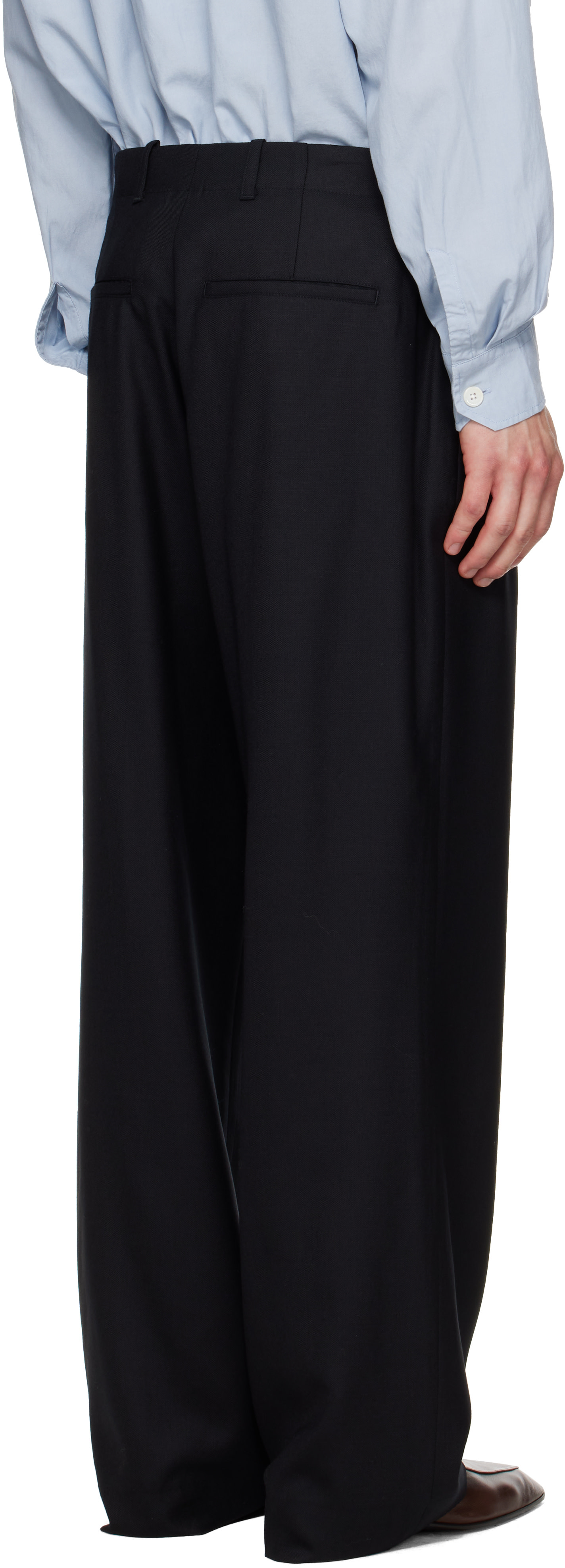 OUR LEGACY: Black Borrowed Chino Trousers | SSENSE