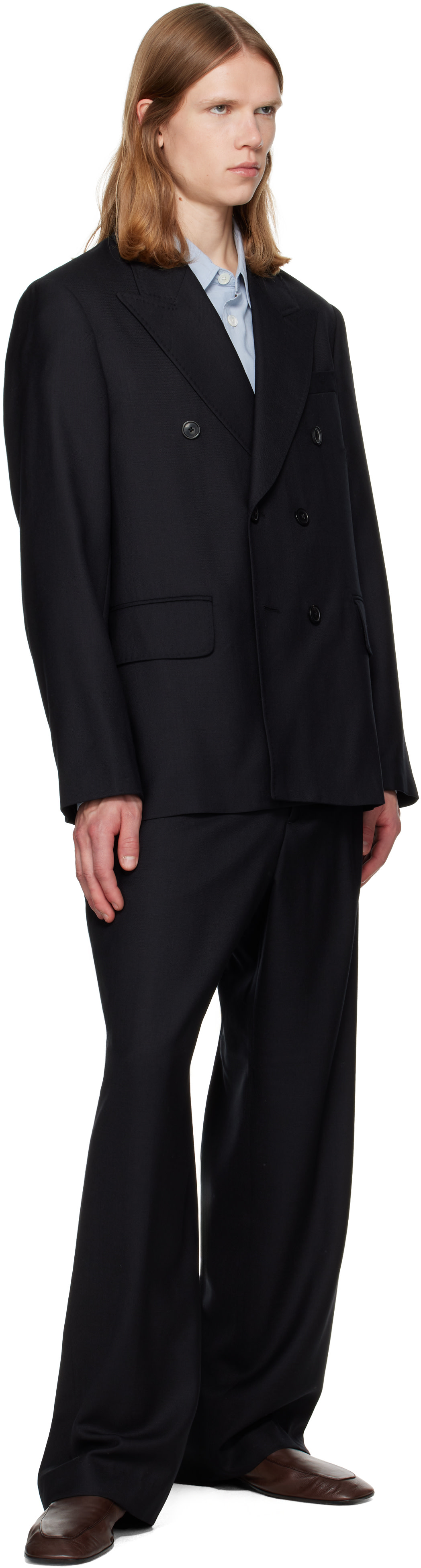 our legacy borrowed chino black Our Legacy - Borrowed Chino Black Panama Wool