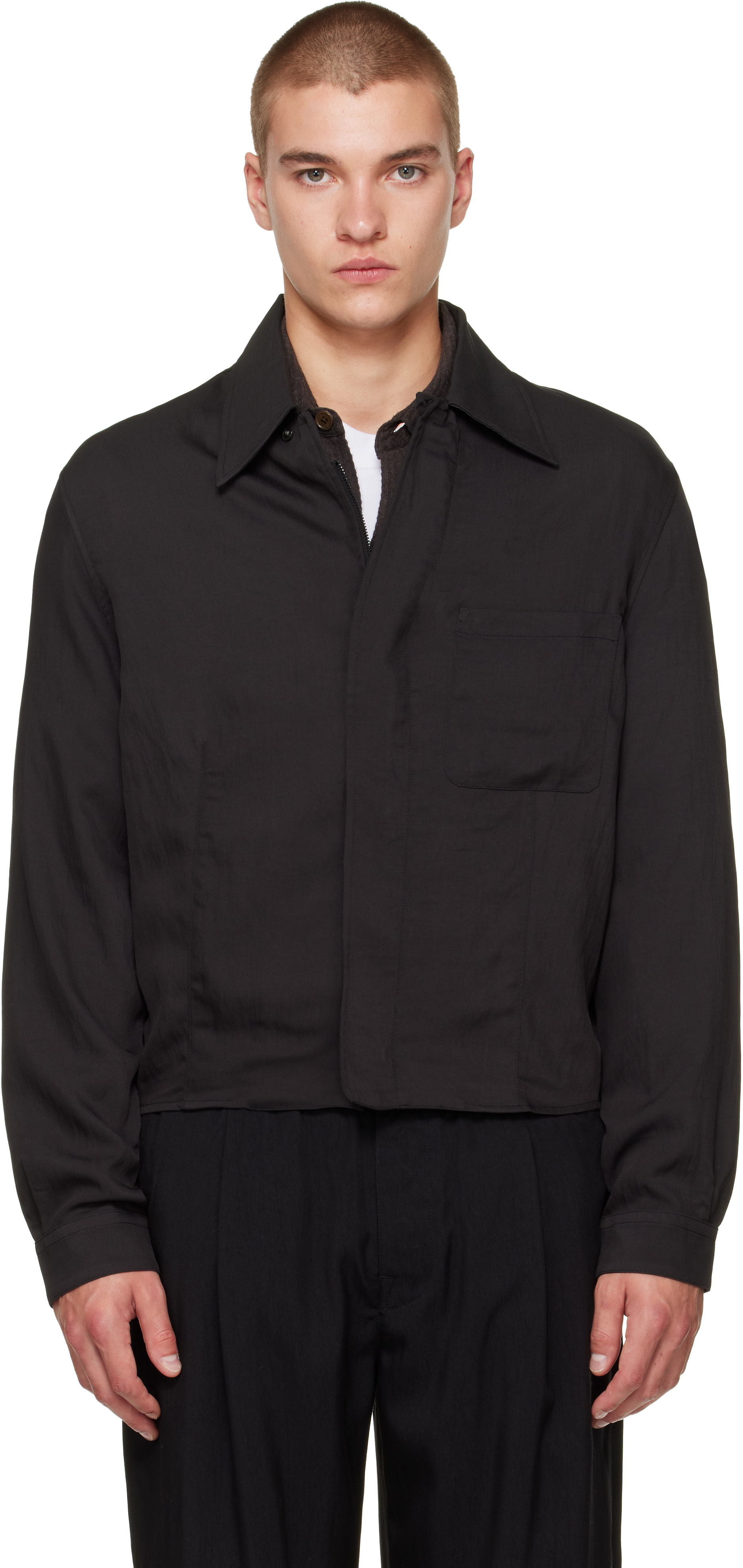 OUR LEGACY - Black Sift Zip Overshirt