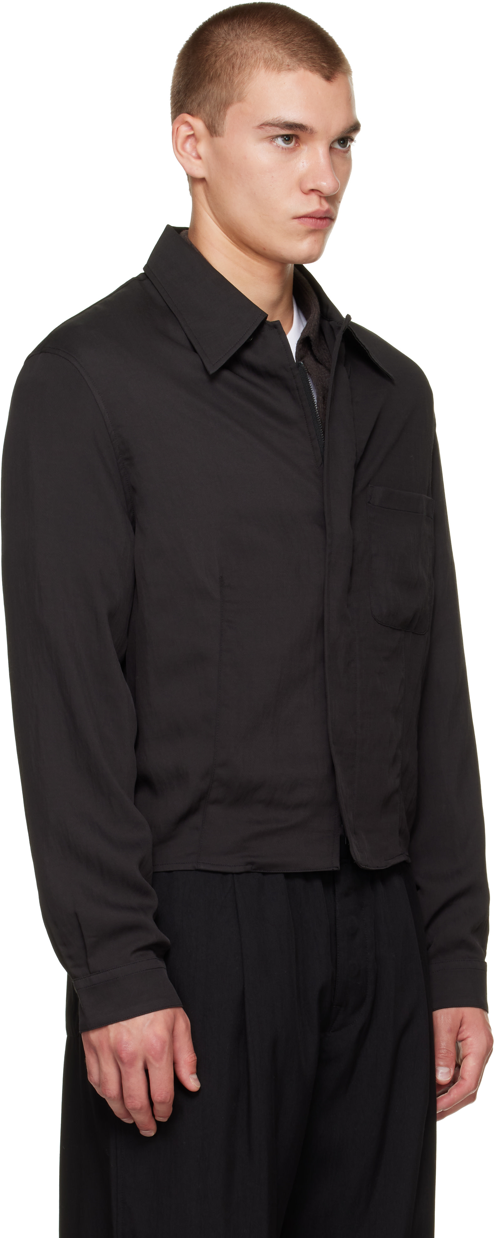 OUR LEGACY - Black Sift Zip Overshirt