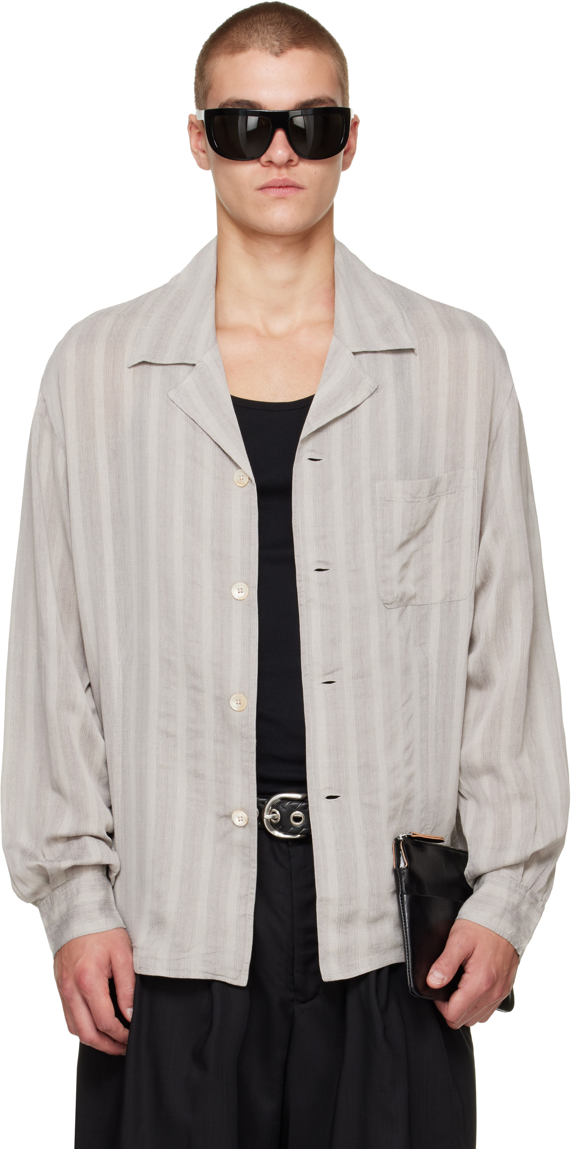 OUR LEGACY - Gray Private Shirt