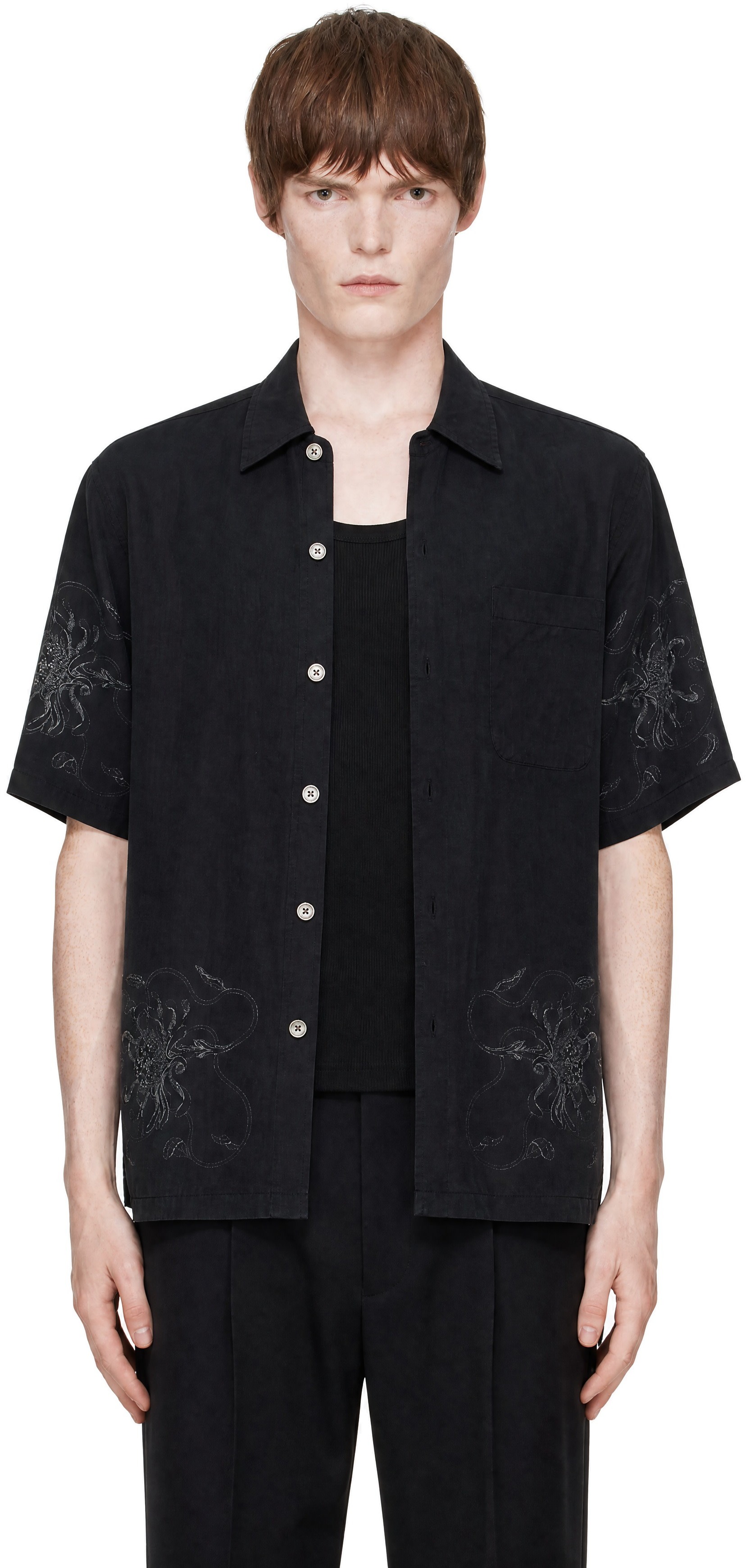 OUR LEGACY: Gray Every Shirt Shortsleeve Shirt | SSENSE