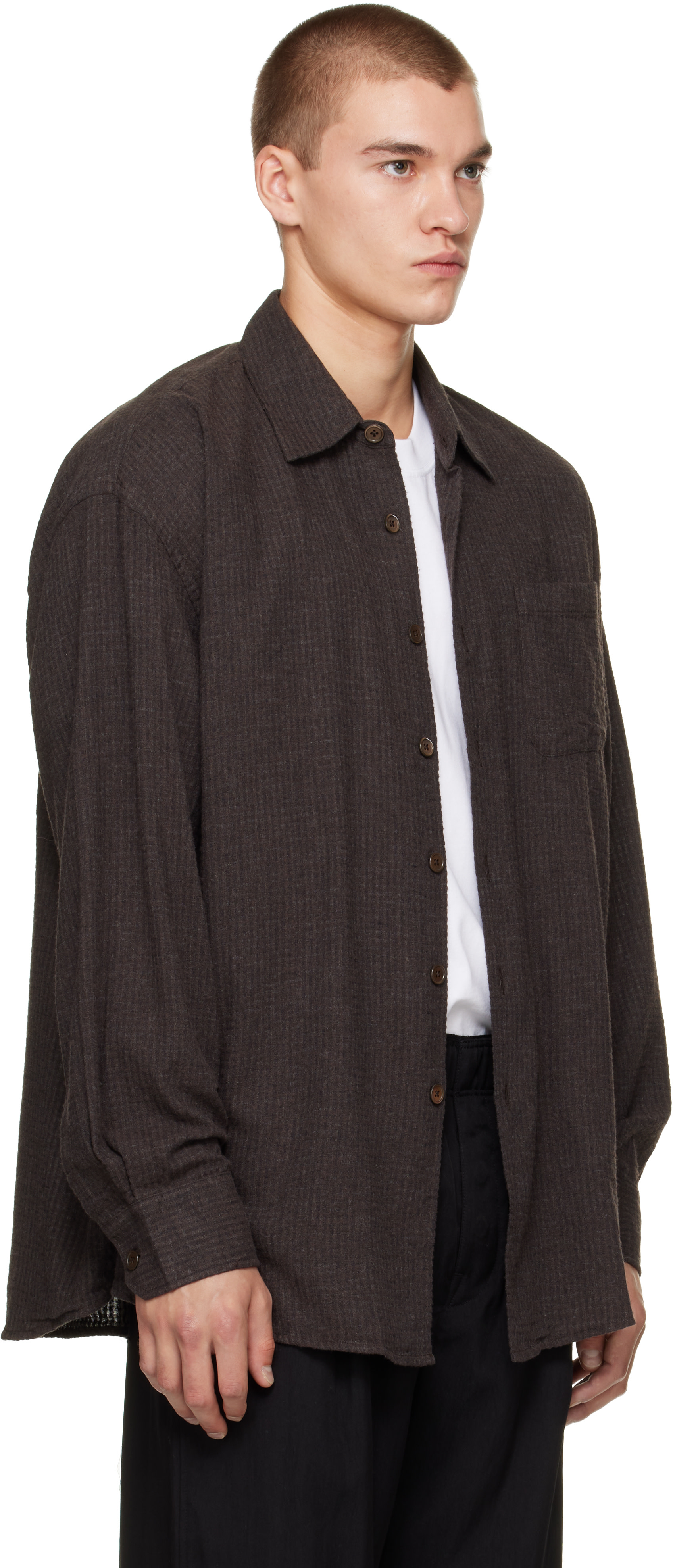 OUR LEGACY - Brown Borrowed Shirt