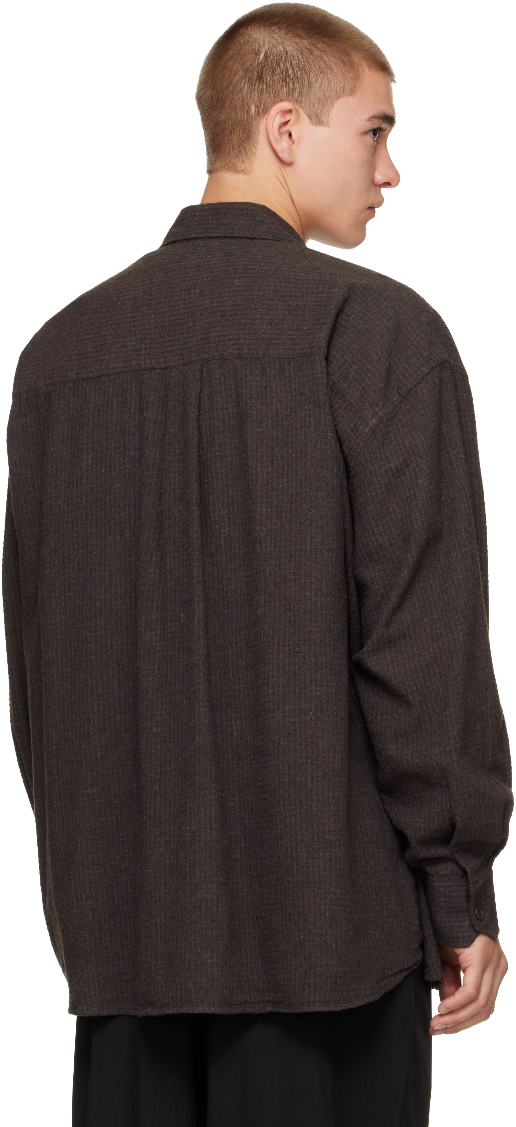 OUR LEGACY - Brown Borrowed Shirt