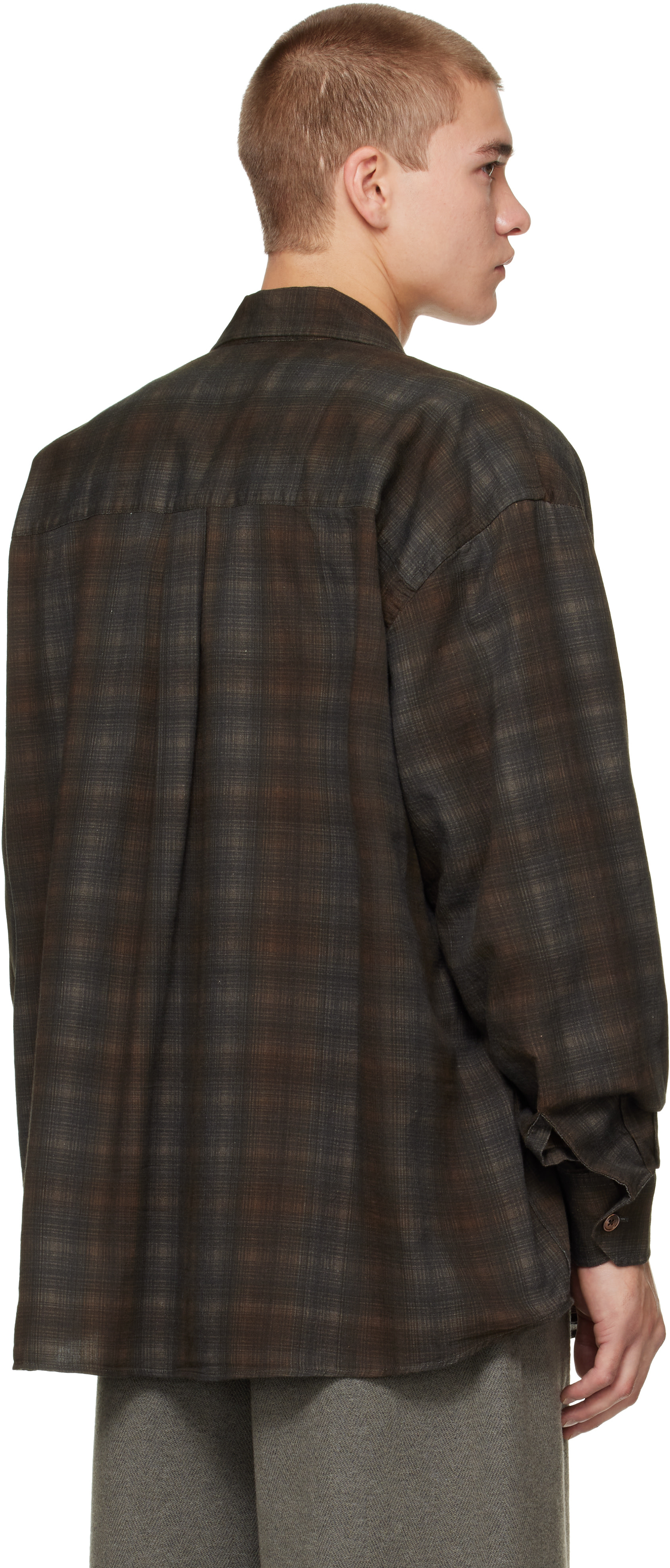 OUR LEGACY - Brown Borrowed Shirt