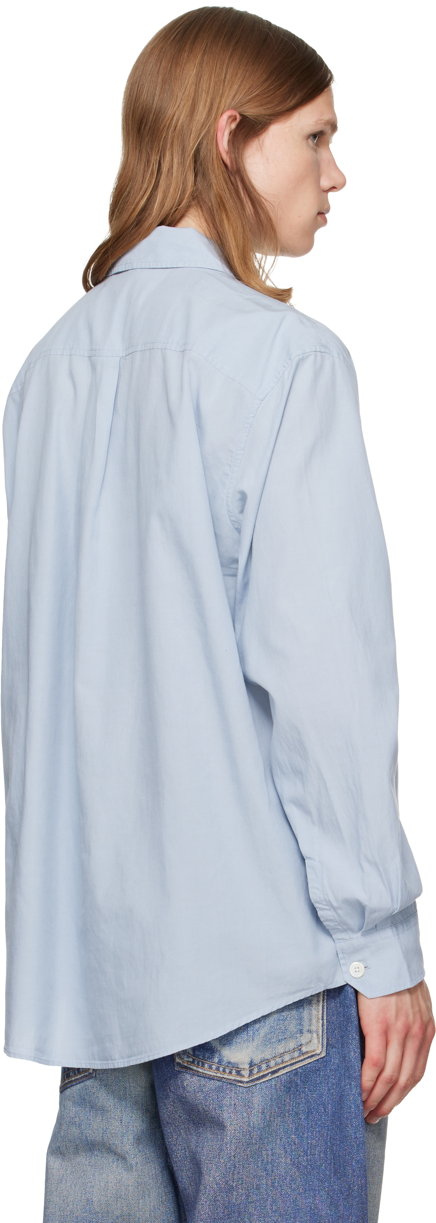 OUR LEGACY - Chemise Beyond bleue
