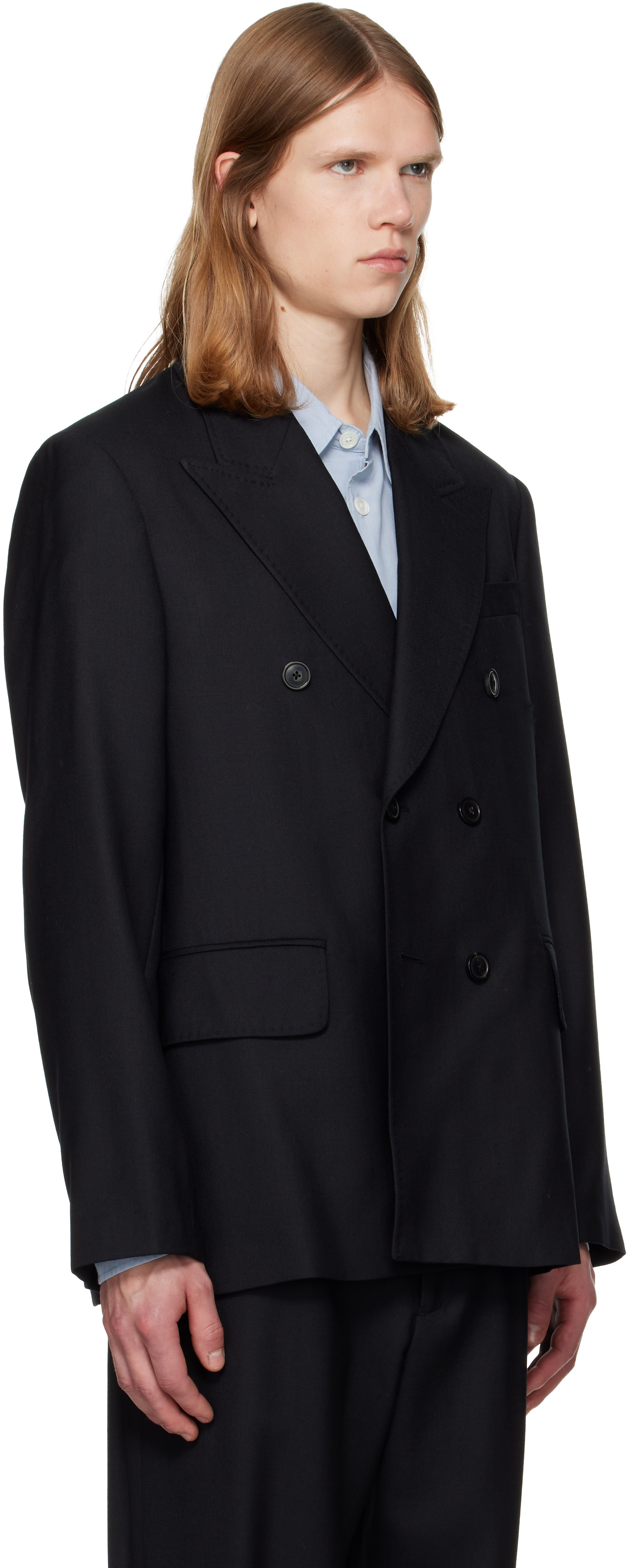 OUR LEGACY - Black Unconstructed DB Blazer
