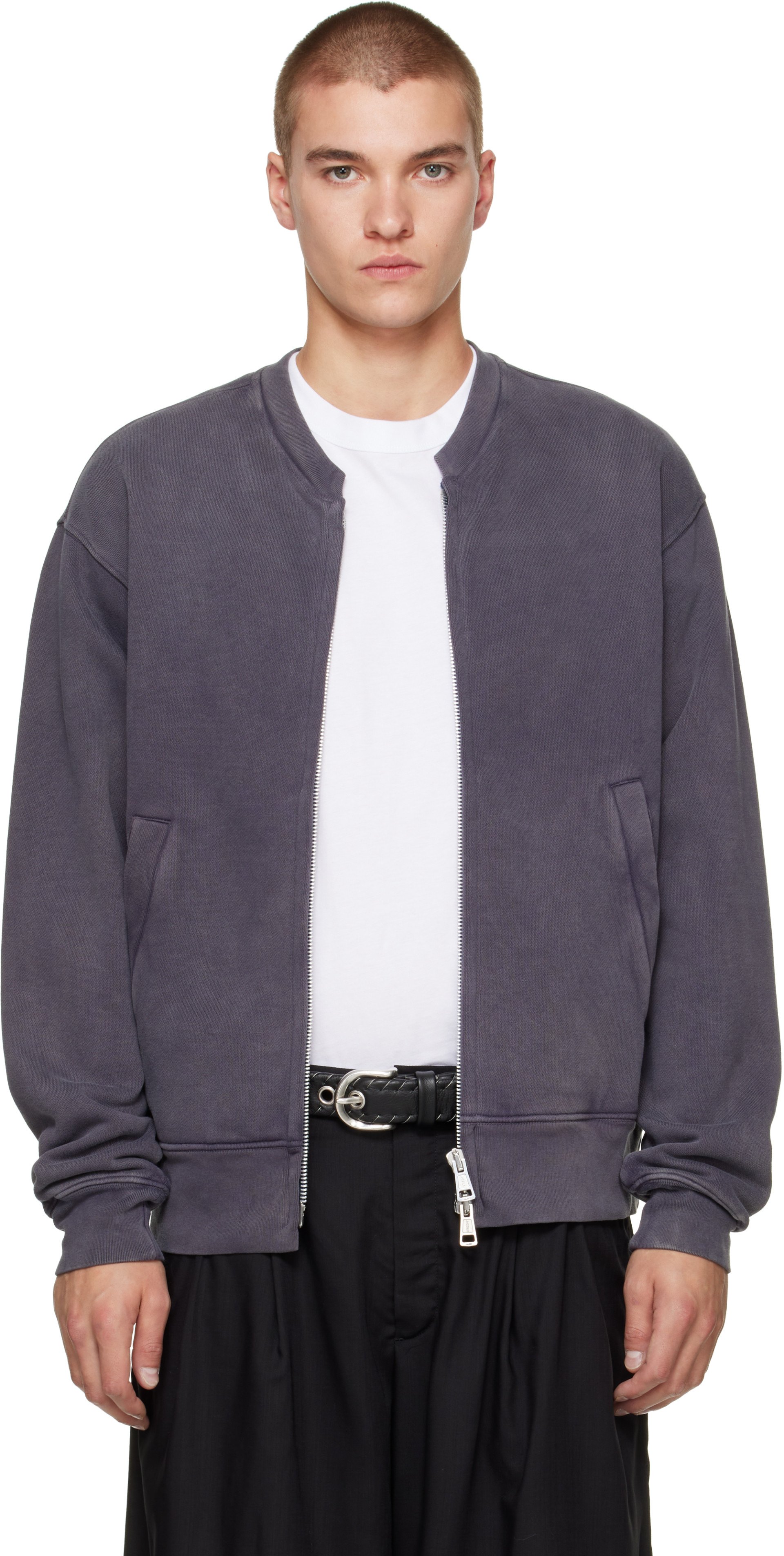 OUR LEGACY - Gray Rift Zip Jacket