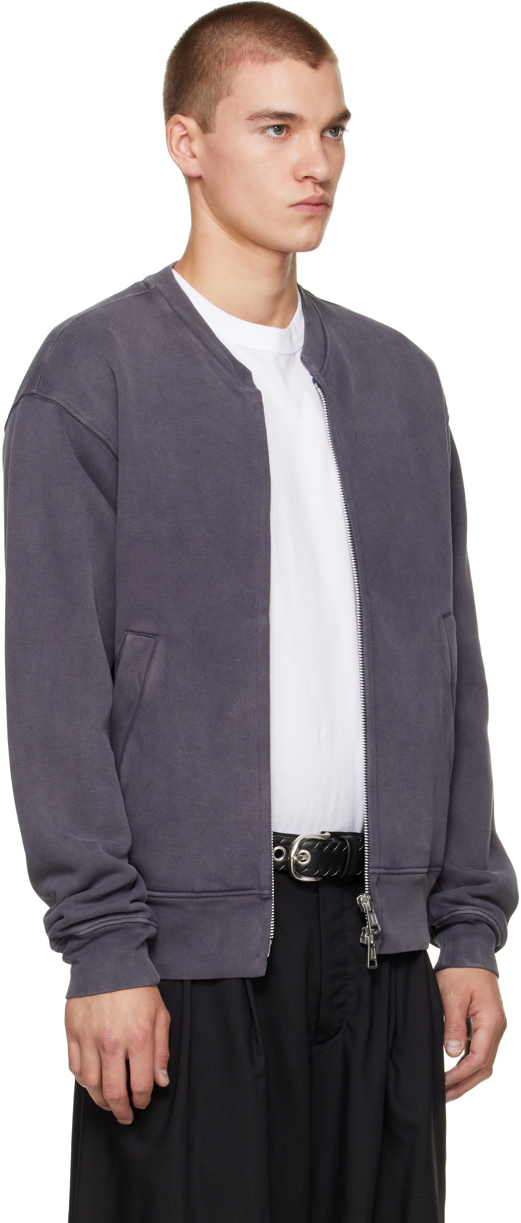 OUR LEGACY - Gray Rift Zip Jacket