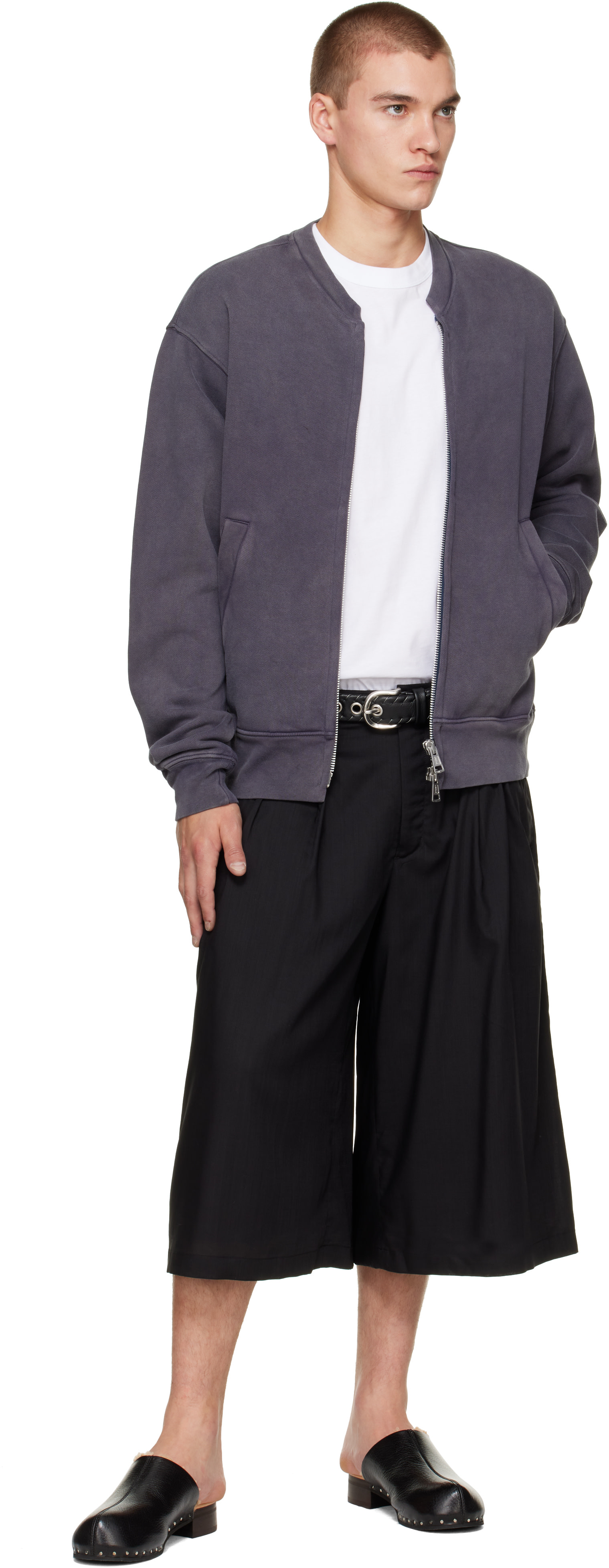 OUR LEGACY - Gray Rift Zip Jacket