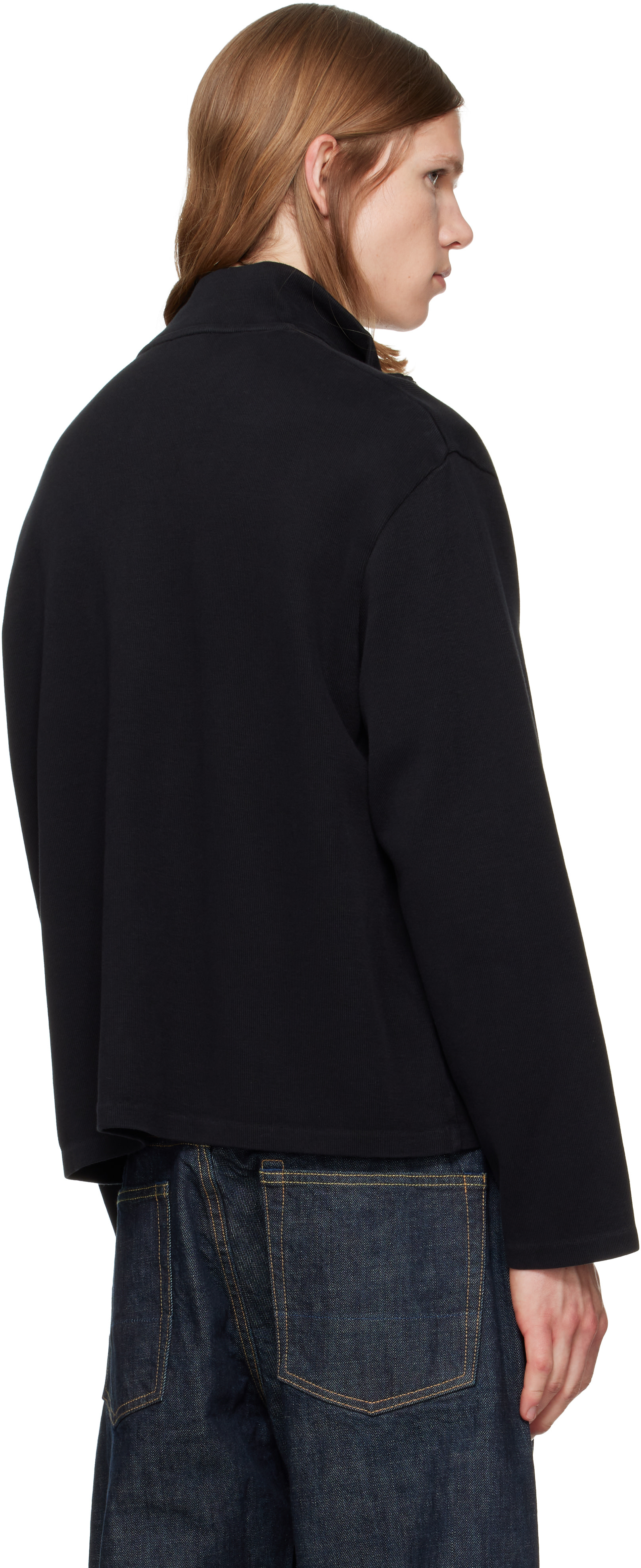 OUR LEGACY - Black Shrunken Fullzip Track Jacket