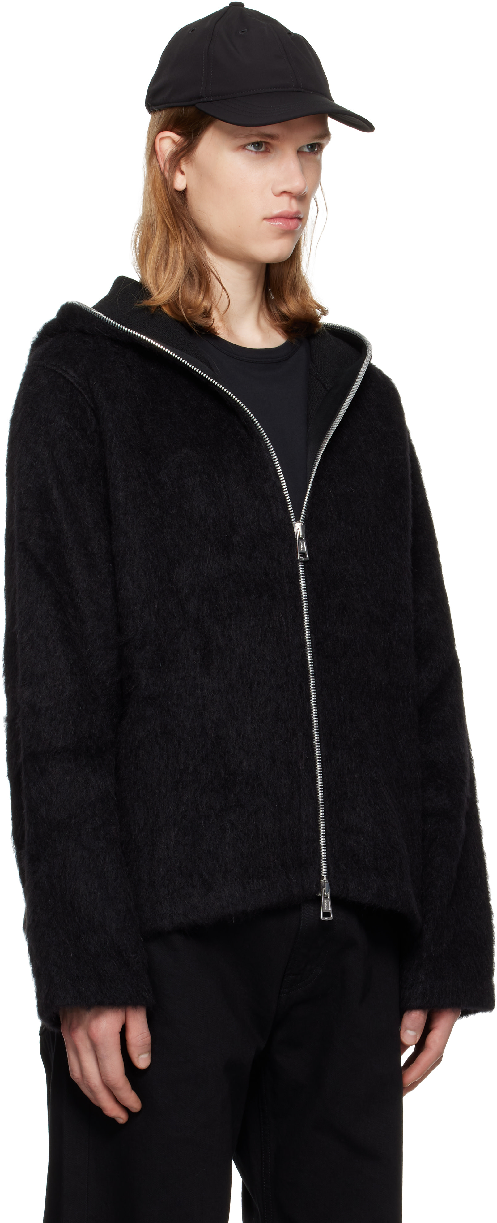 OUR LEGACY: Black Full Zip Hoodie | SSENSE