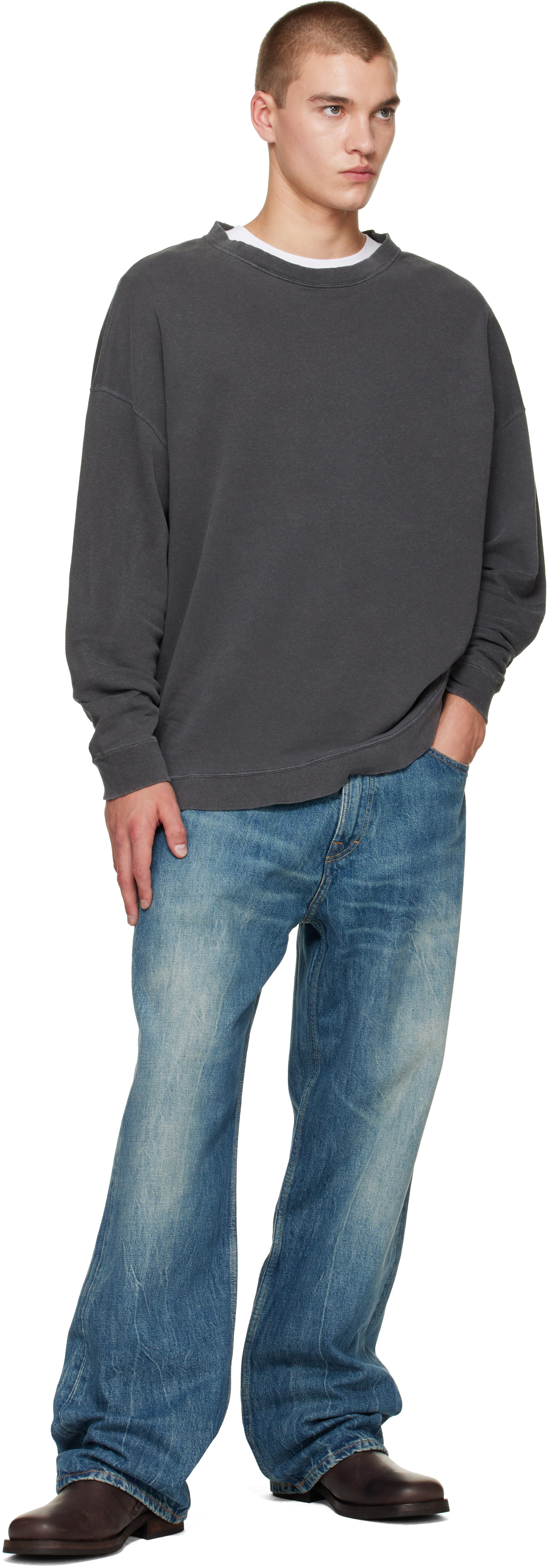 OUR LEGACY - Gray Slack Sweatshirt