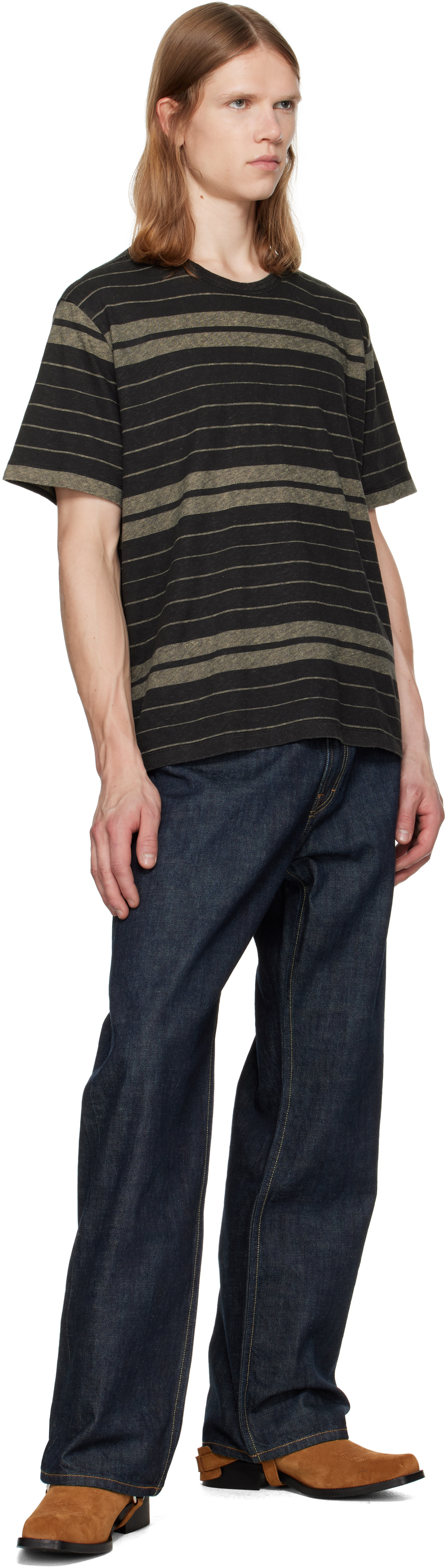 OUR LEGACY: Gray New Box T-shirt | SSENSE