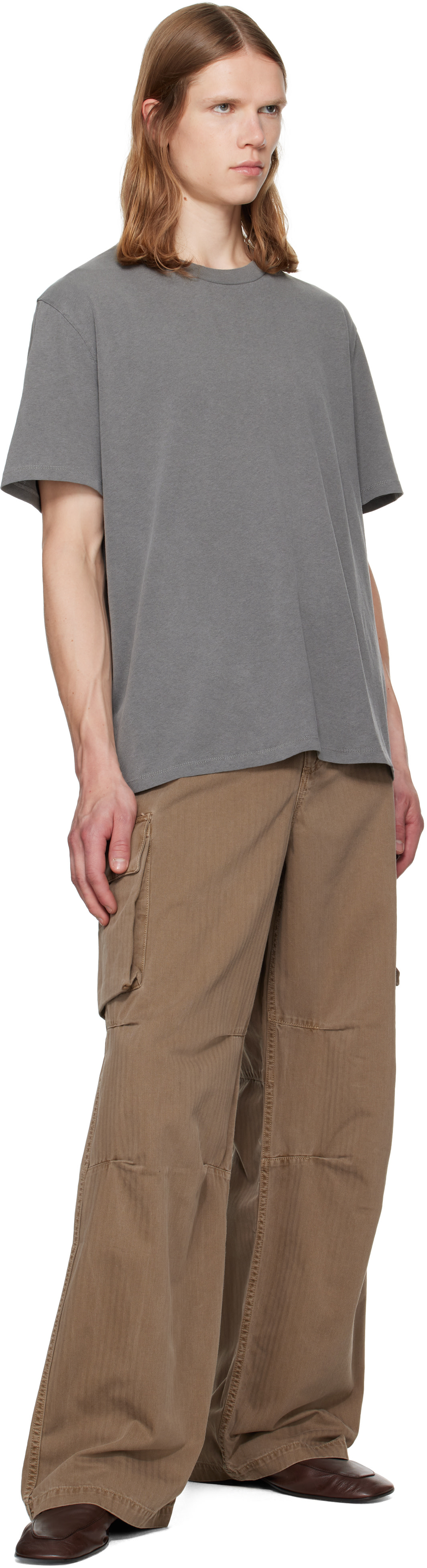 OUR LEGACY: Gray New Box T-shirt | SSENSE
