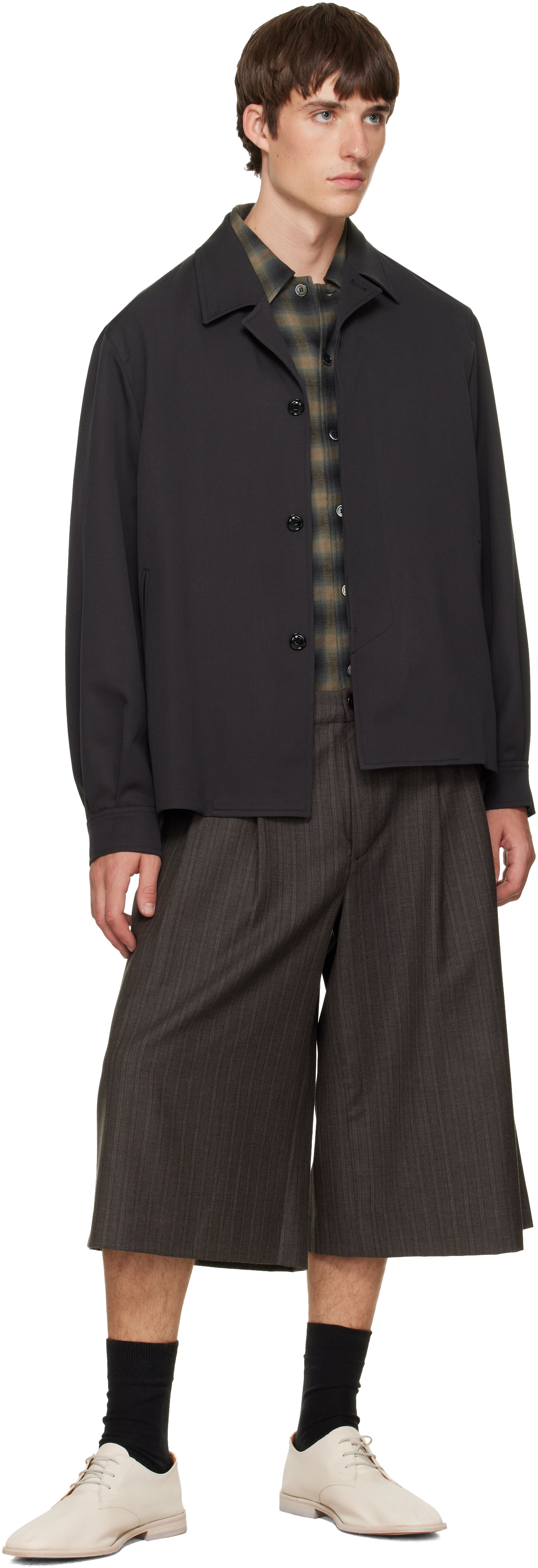OUR LEGACY - Off-White Collapsing Consultant Derbys
