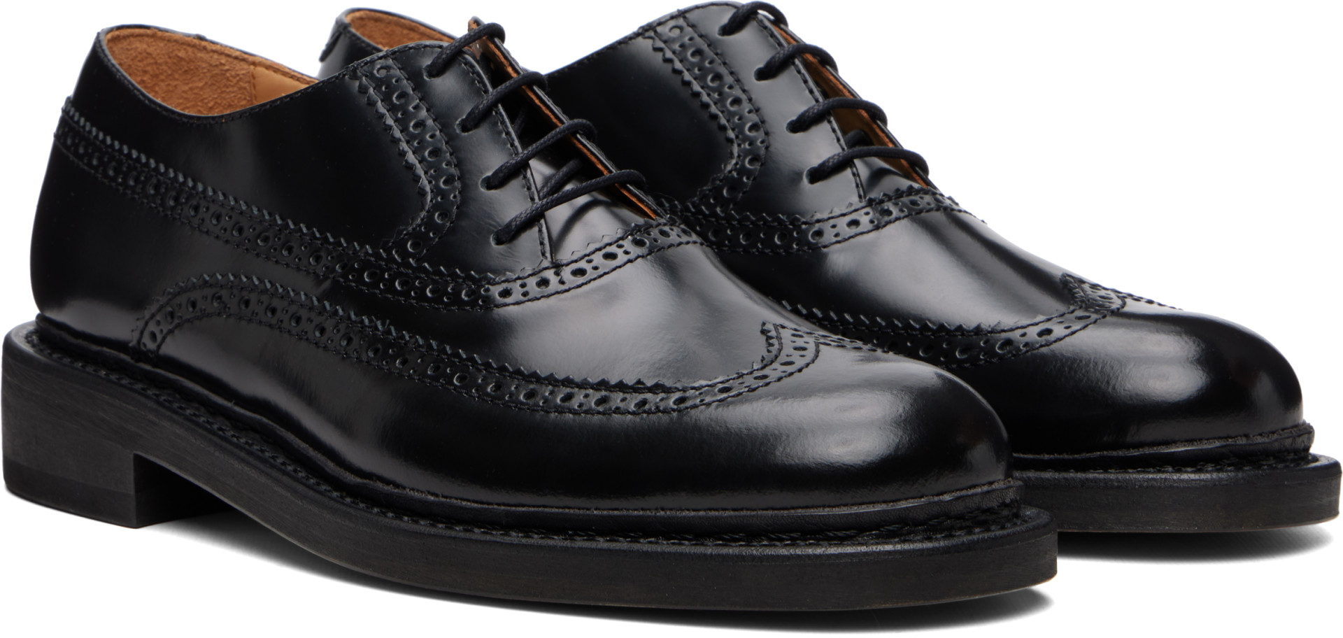 OUR LEGACY - Black Brogue Parade Derbys