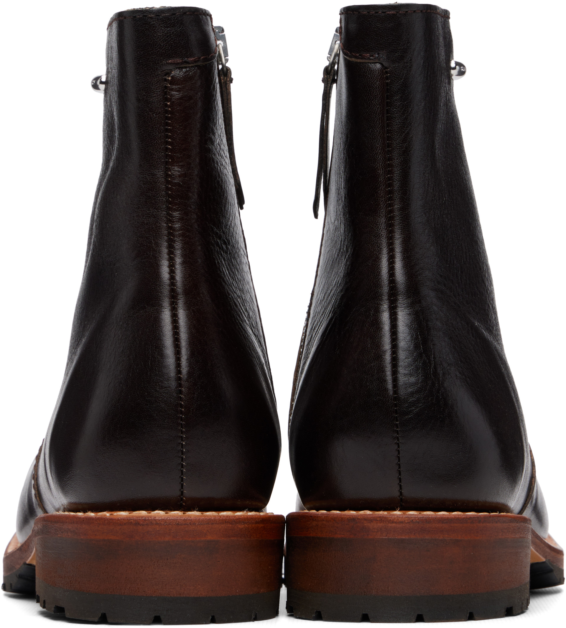 OUR LEGACY - Bottes Engine brunes