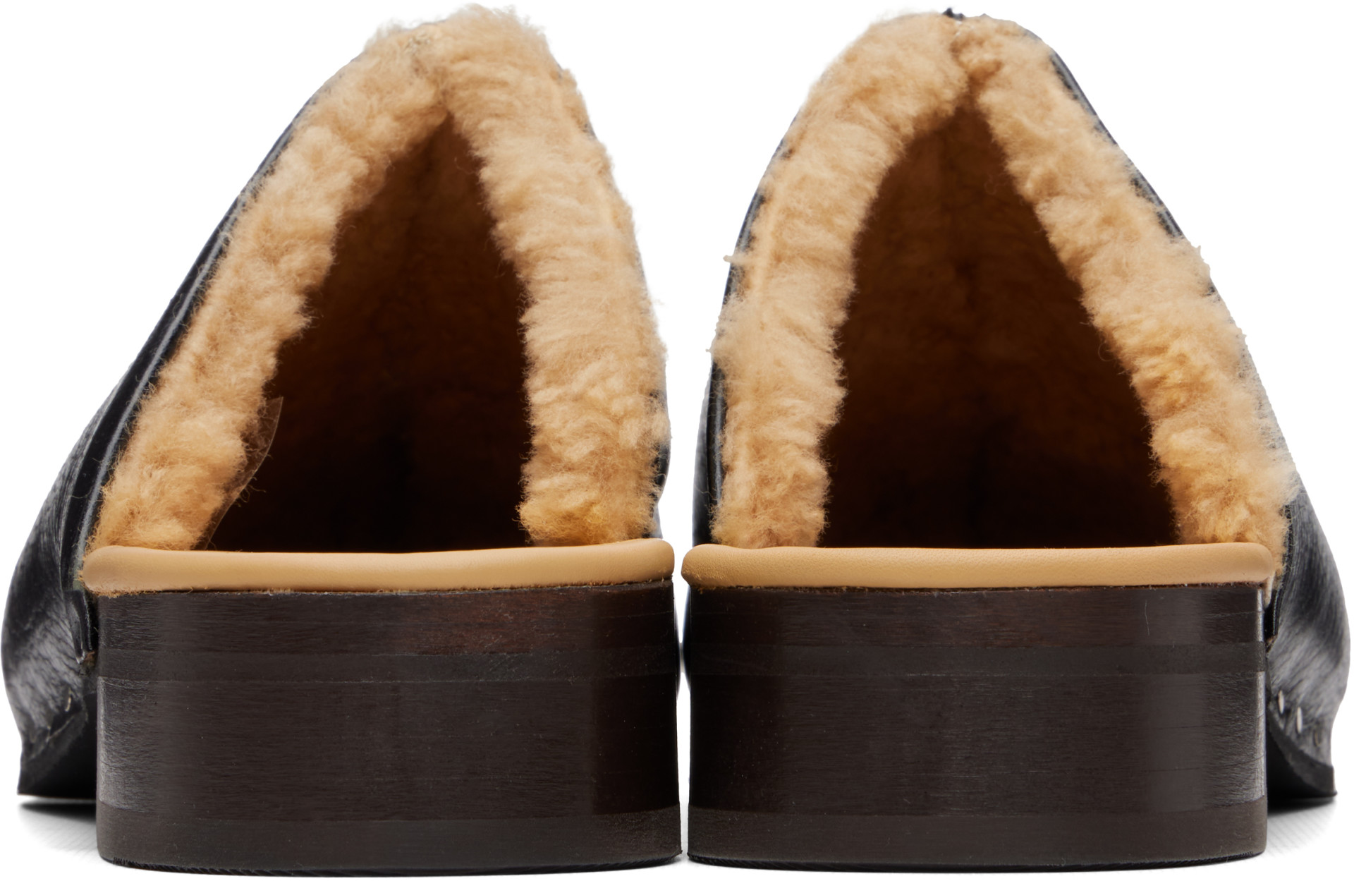 OUR LEGACY: Black Naoto Clog Loafers | SSENSE
