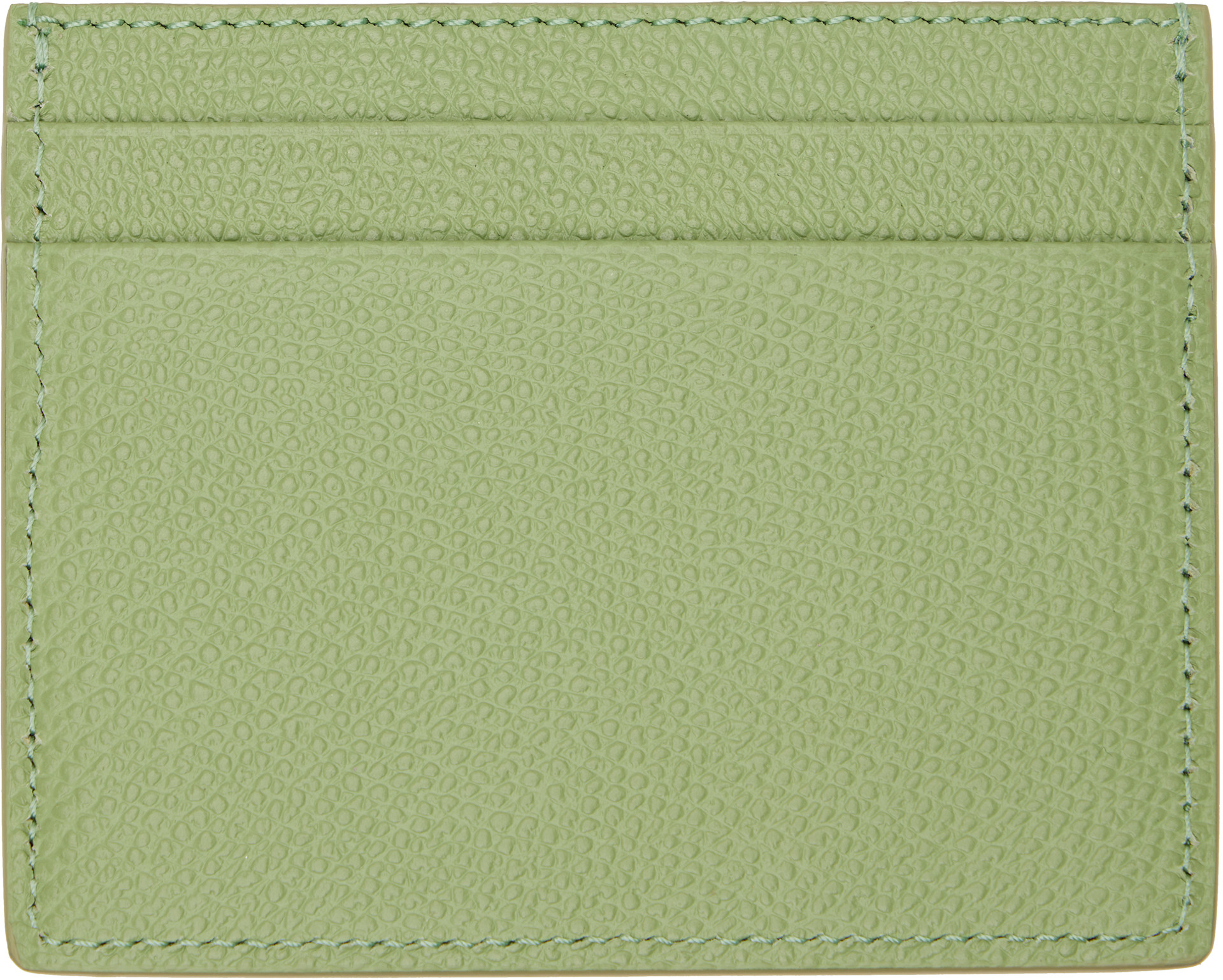 Valentino Garavani: グリーン VLogo Signature グレインカーフスキン