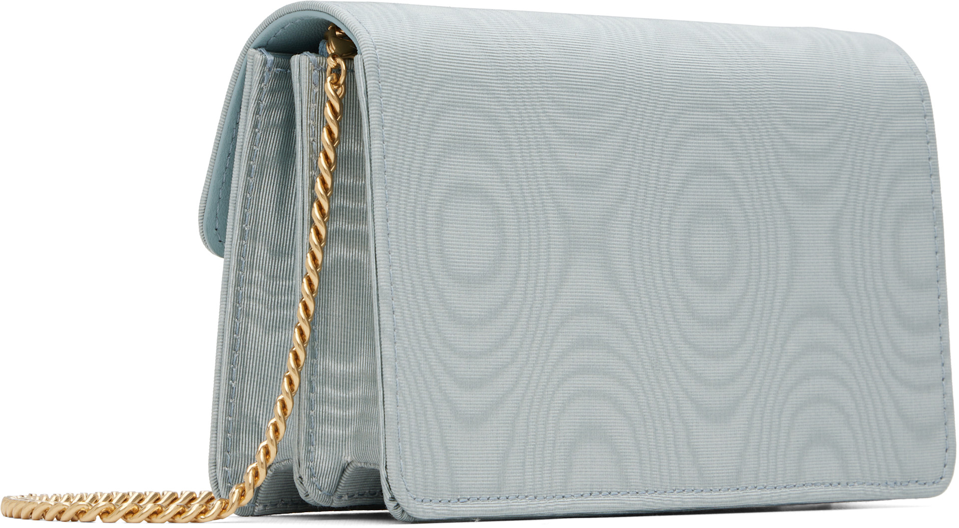 Valentino Garavani: ブルー VLogo Signature モアレ ファブリック