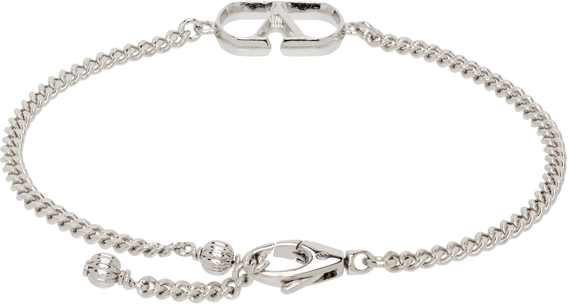 Valentino Garavani: VLogo Signature Metal ブレスレット | SSENSE 日本
