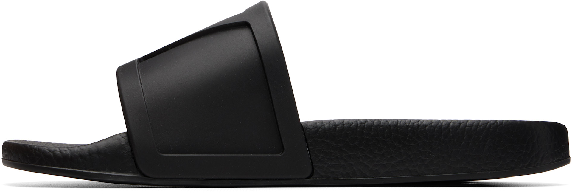 Valentino Garavani - Black Coolside Rubber Slide Sandals