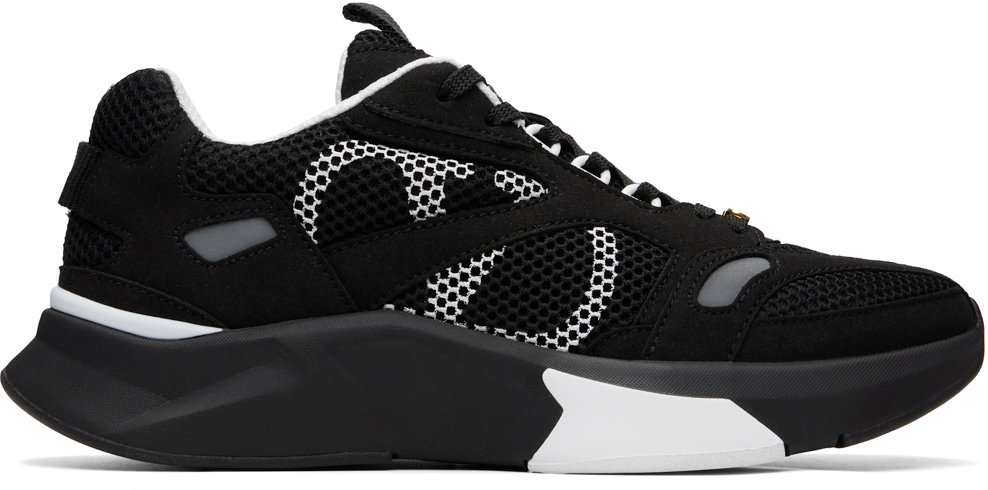 【正規品】極美品 VALENTINO GARAVANI スニーカー 36 1/2 Valentino Garavani: ブラック Demivee スニーカー | SSENSE 日本