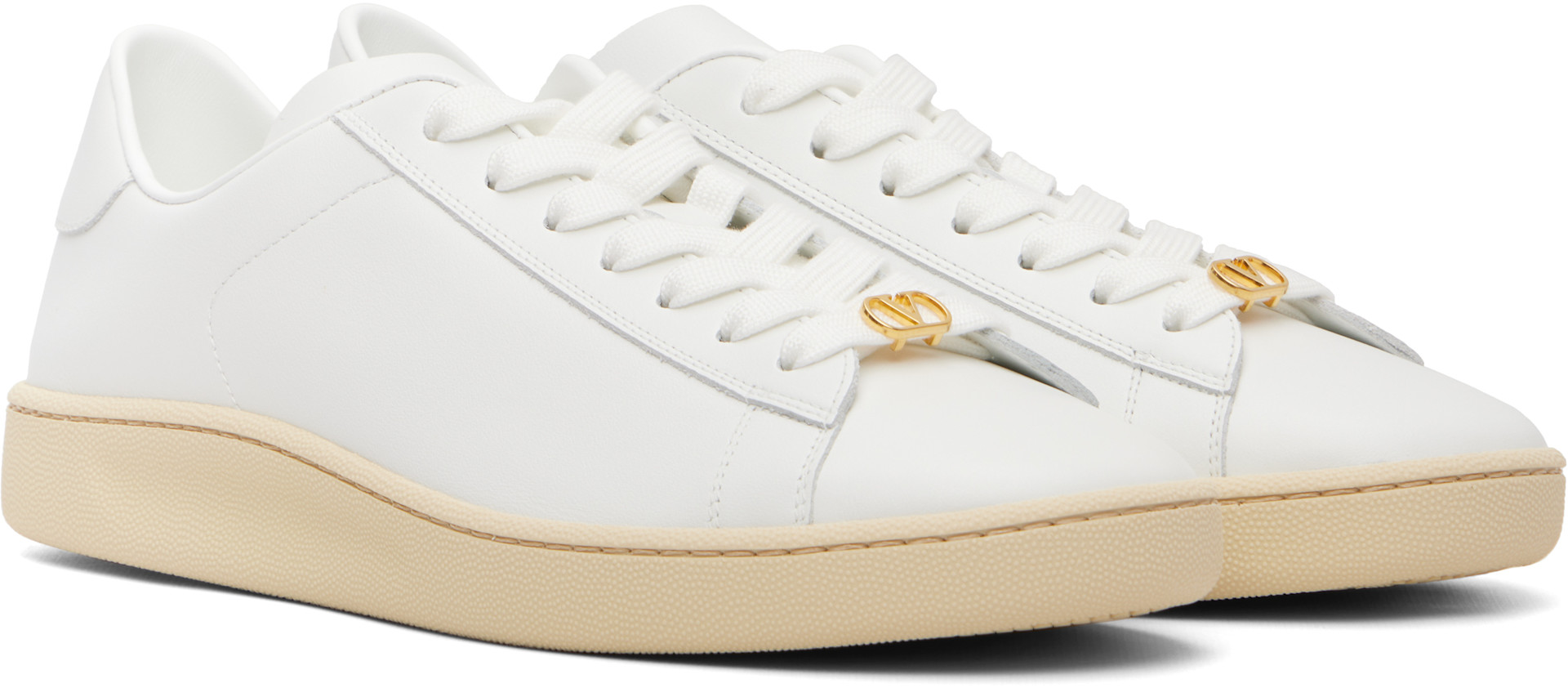 Valentino Garavani - Baskets Royco blanches