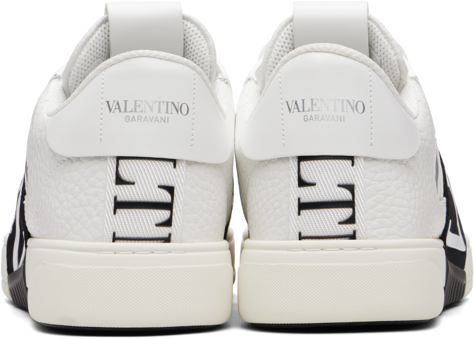 Valentino Garavani: White Low-Top Calfskin VL7N Sneakers | SSENSE