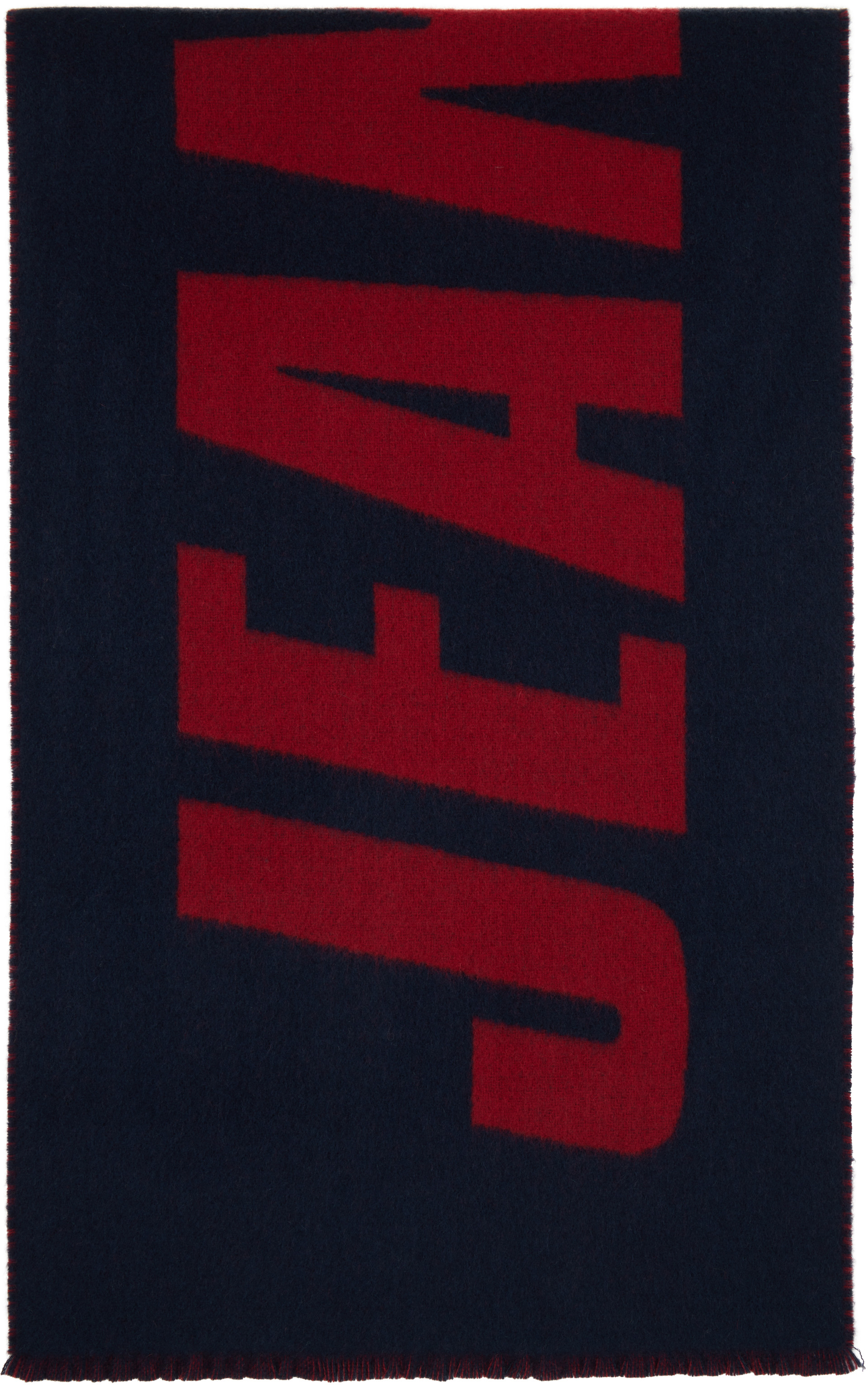 Jean Paul Gaultier: Navy 'The Jean Paul Gaultier' Scarf | SSENSE