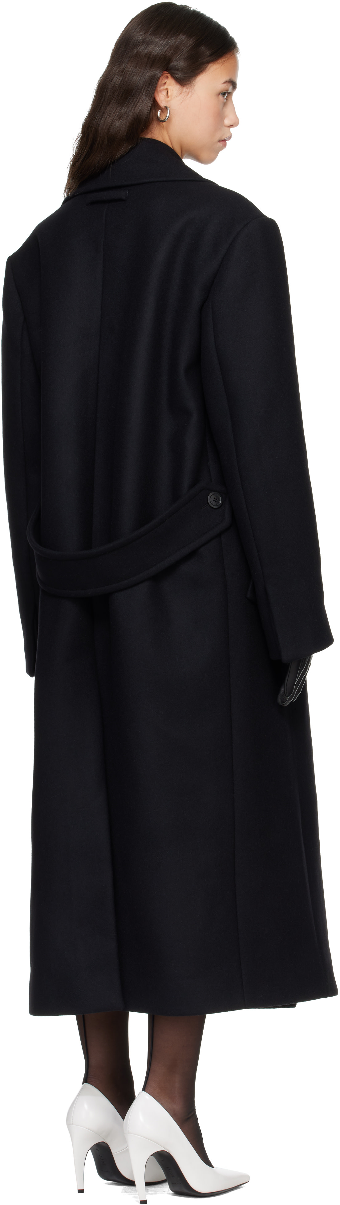 Jean Paul Gaultier: Black 'The Cyrille' Coat | SSENSE
