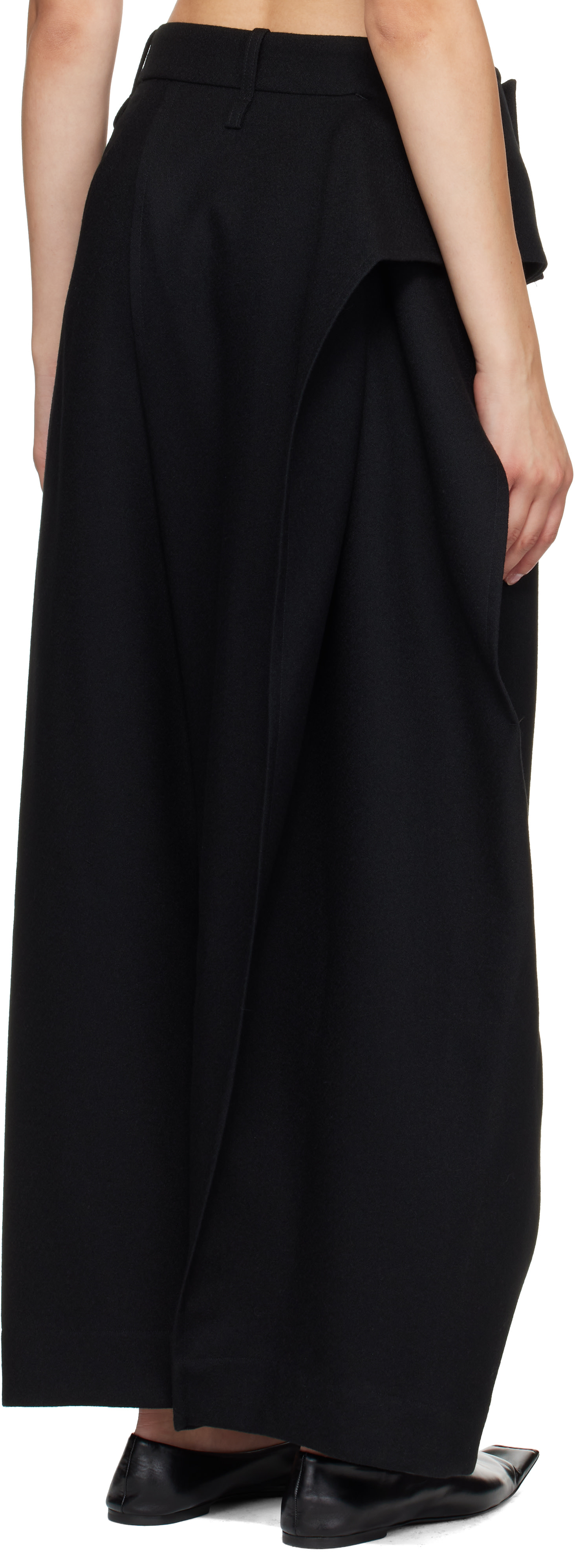 Issey Miyake - Pantalon Calligraph noir