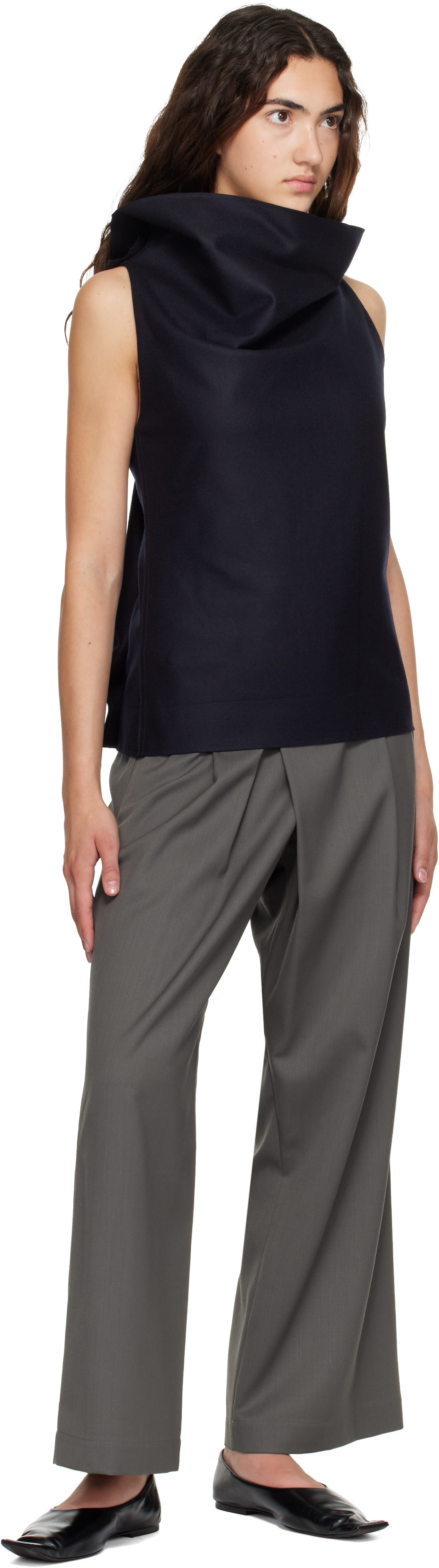 Issey Miyake - Haut Shell noir