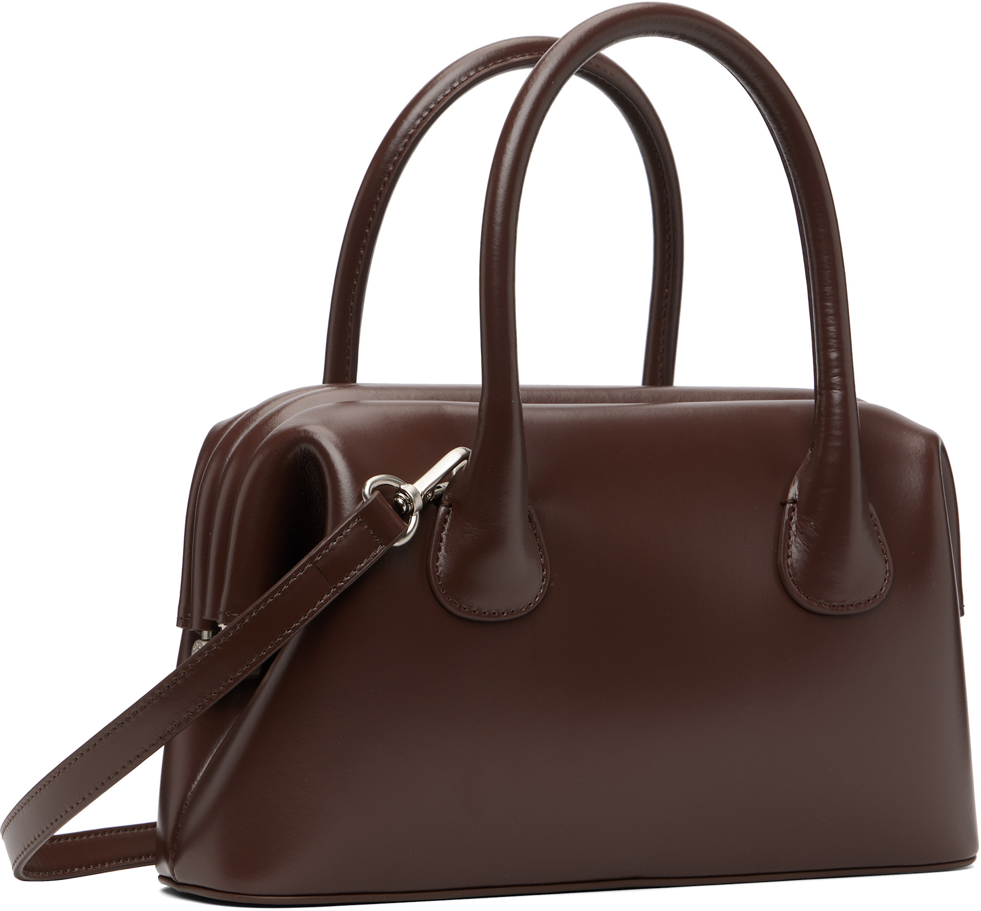 【良品】OSOI BOAT BROT バッグ MINI OSOI: Brown Boat Brot Bag | SSENSE