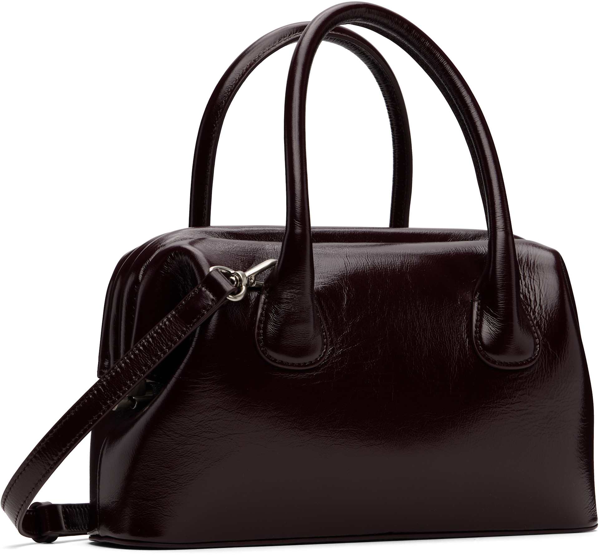 OSOI: Burgundy Boat Brot Bag | SSENSE