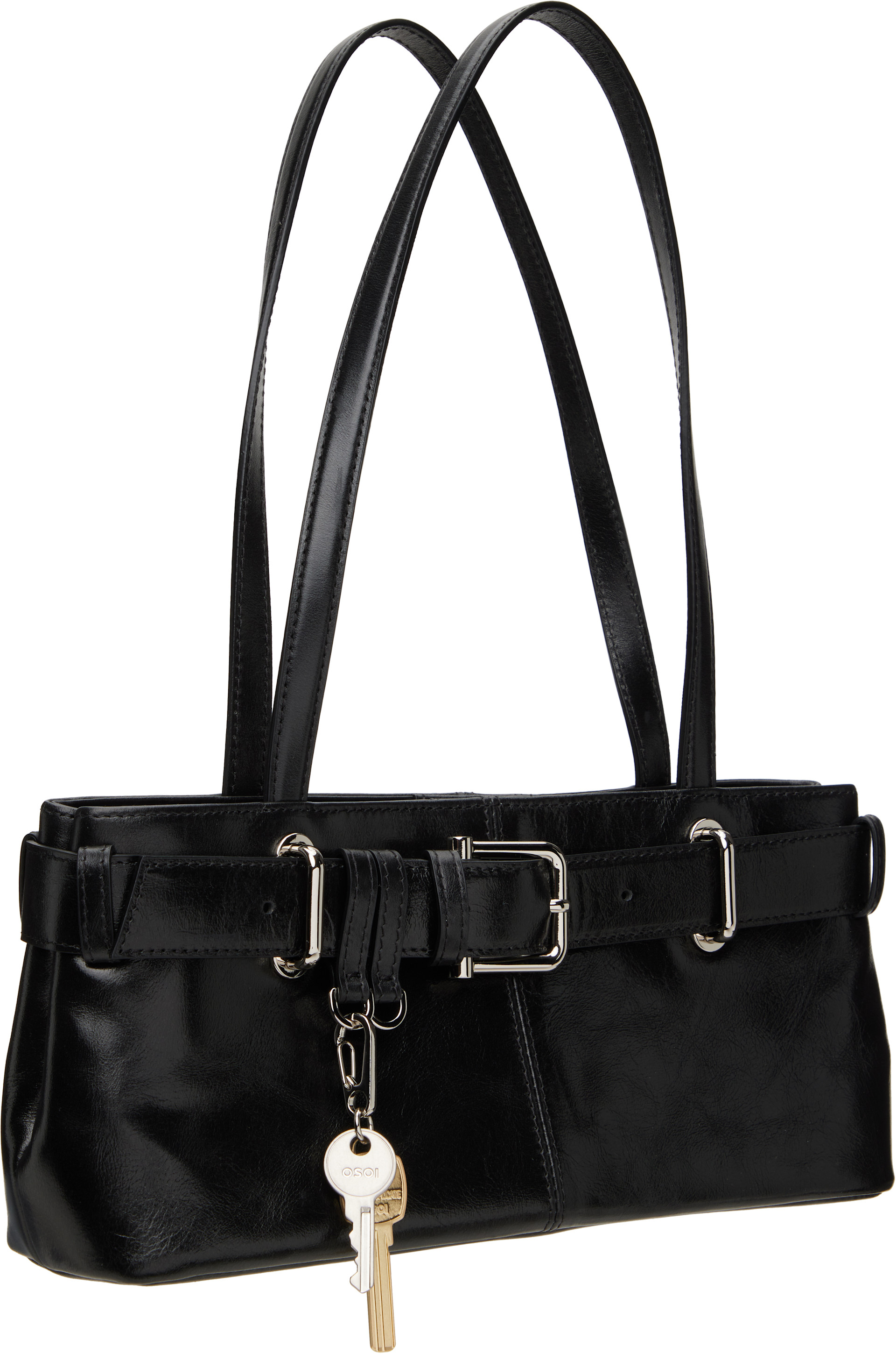 OSOI: Black Shoulder Brocle Mini Bag | SSENSE Canada