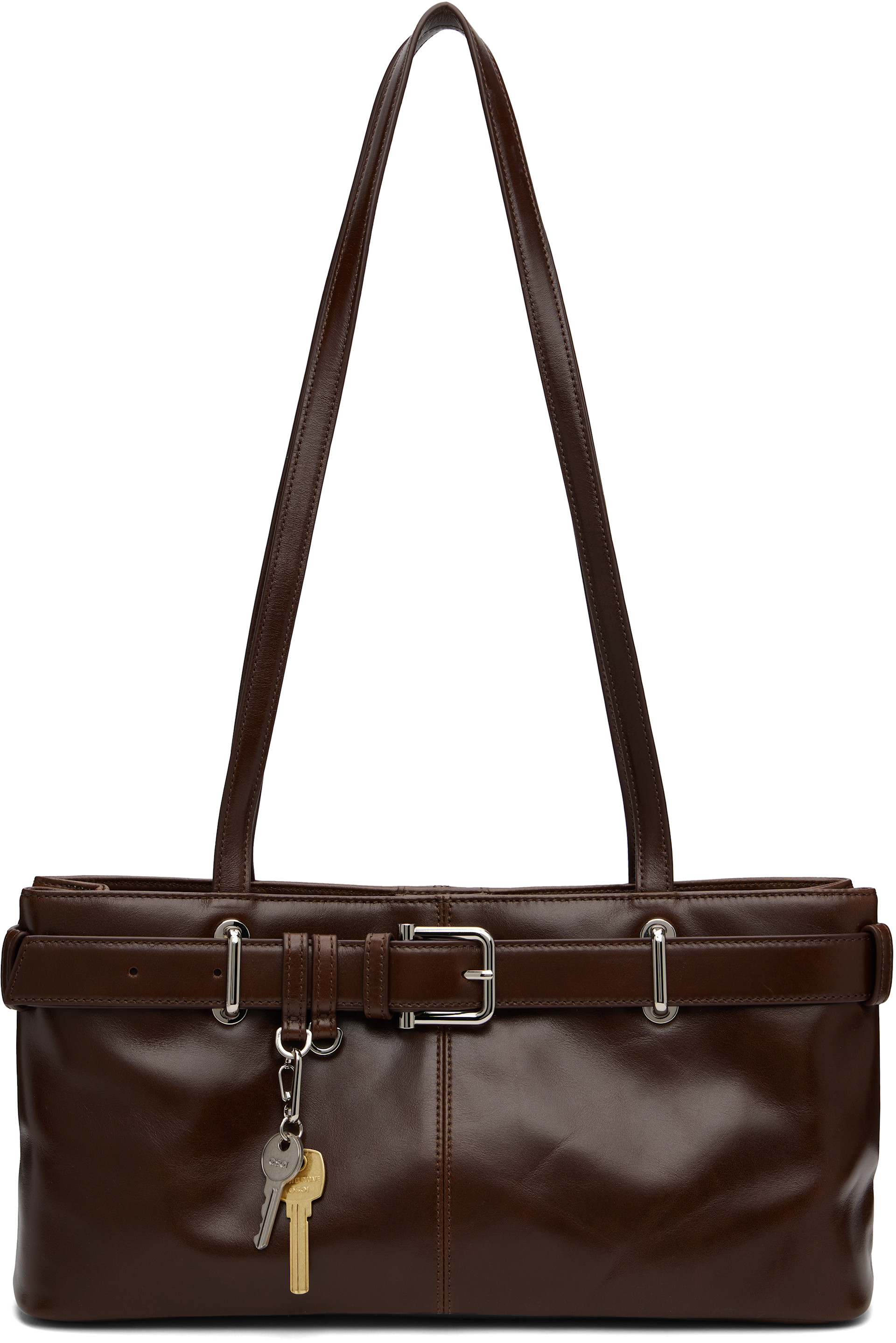 OSOI: Brown Shoulder Brocle Bag | SSENSE