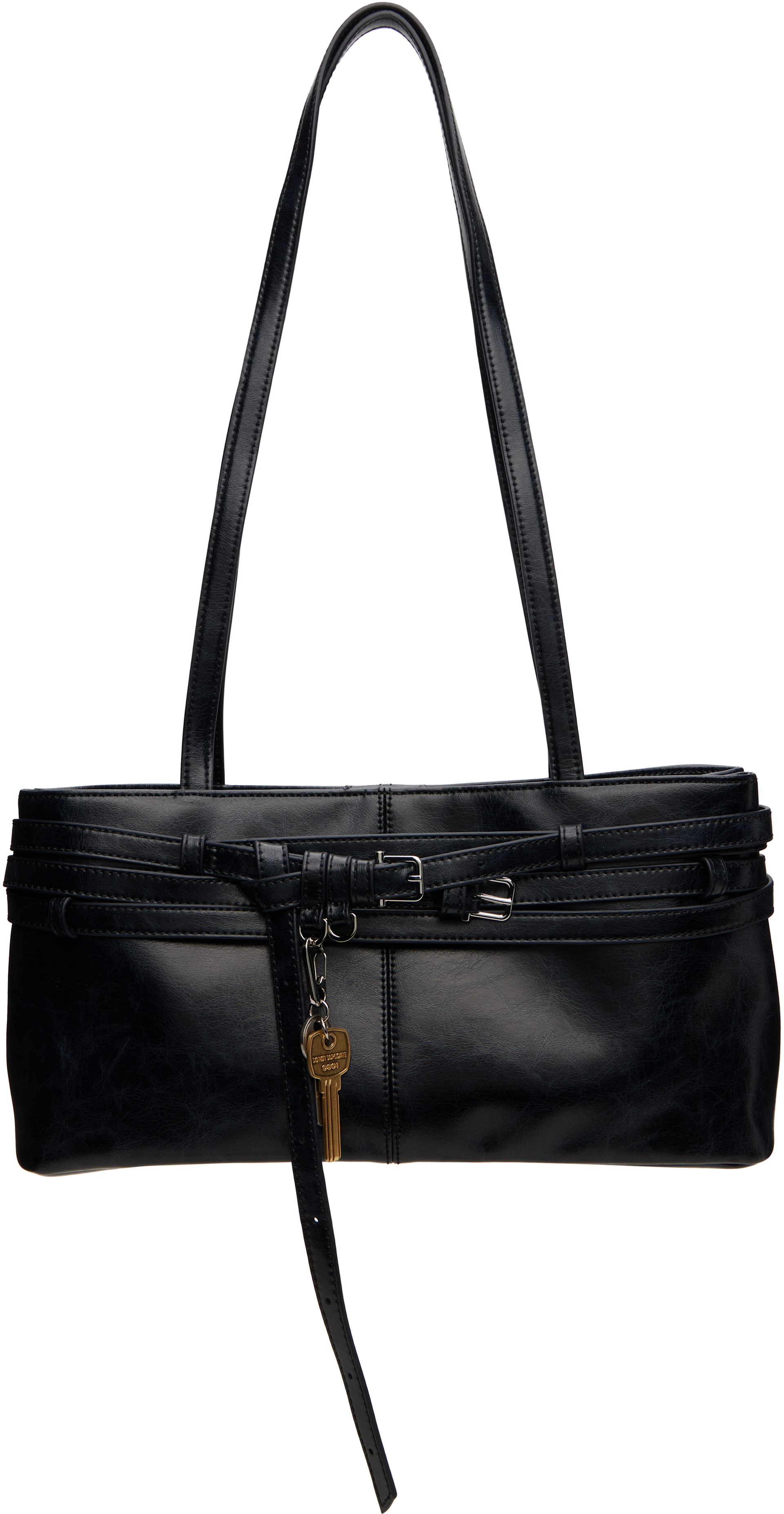 OSOI: Black Shoulder Brocle Bag | SSENSE