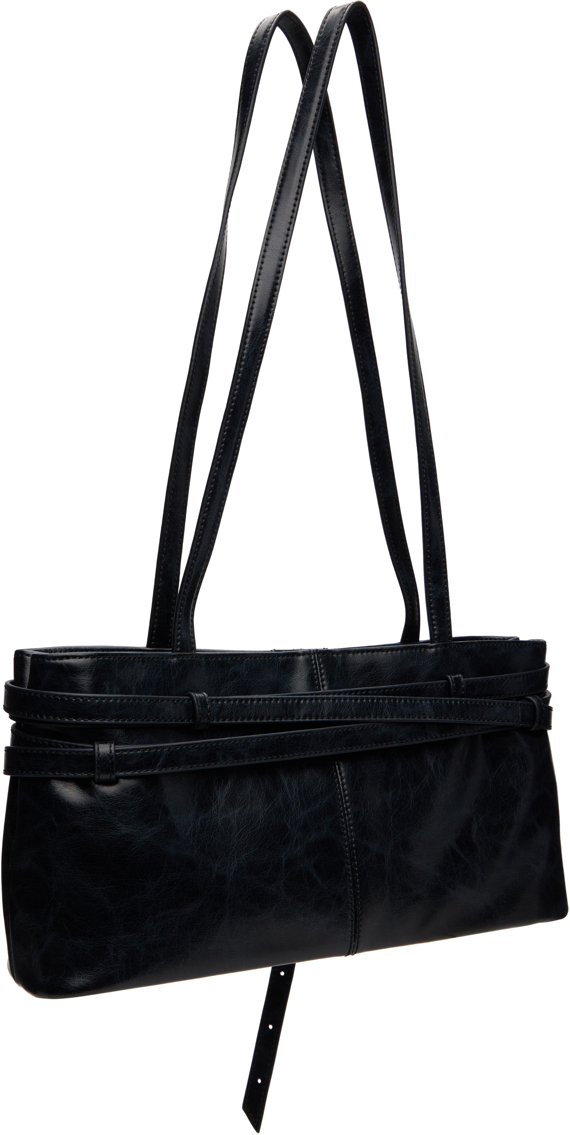 OSOI: Black Shoulder Brocle Bag | SSENSE