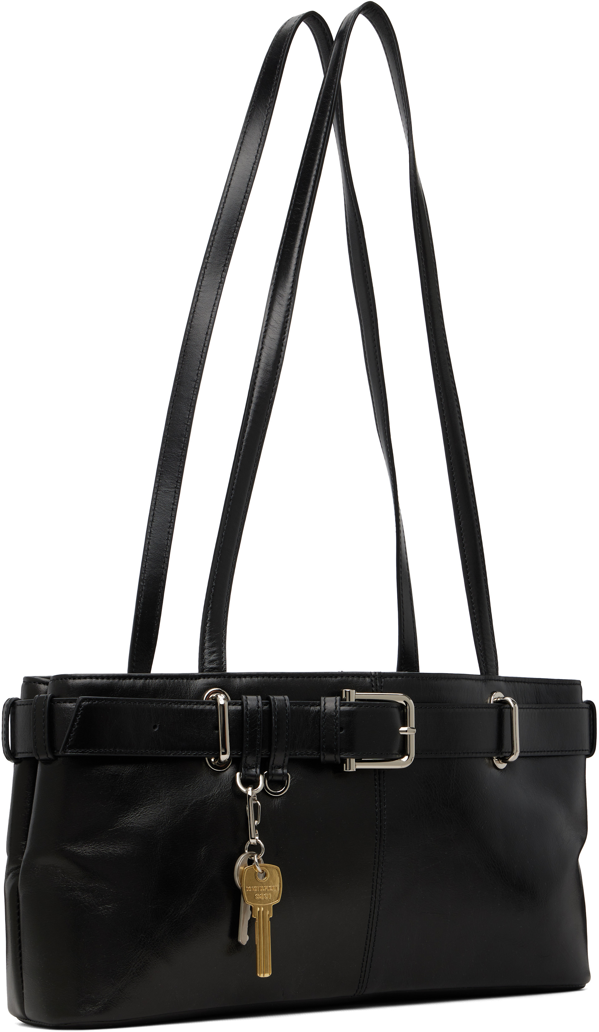 OSOI: Black Shoulder Brocle Bag | SSENSE