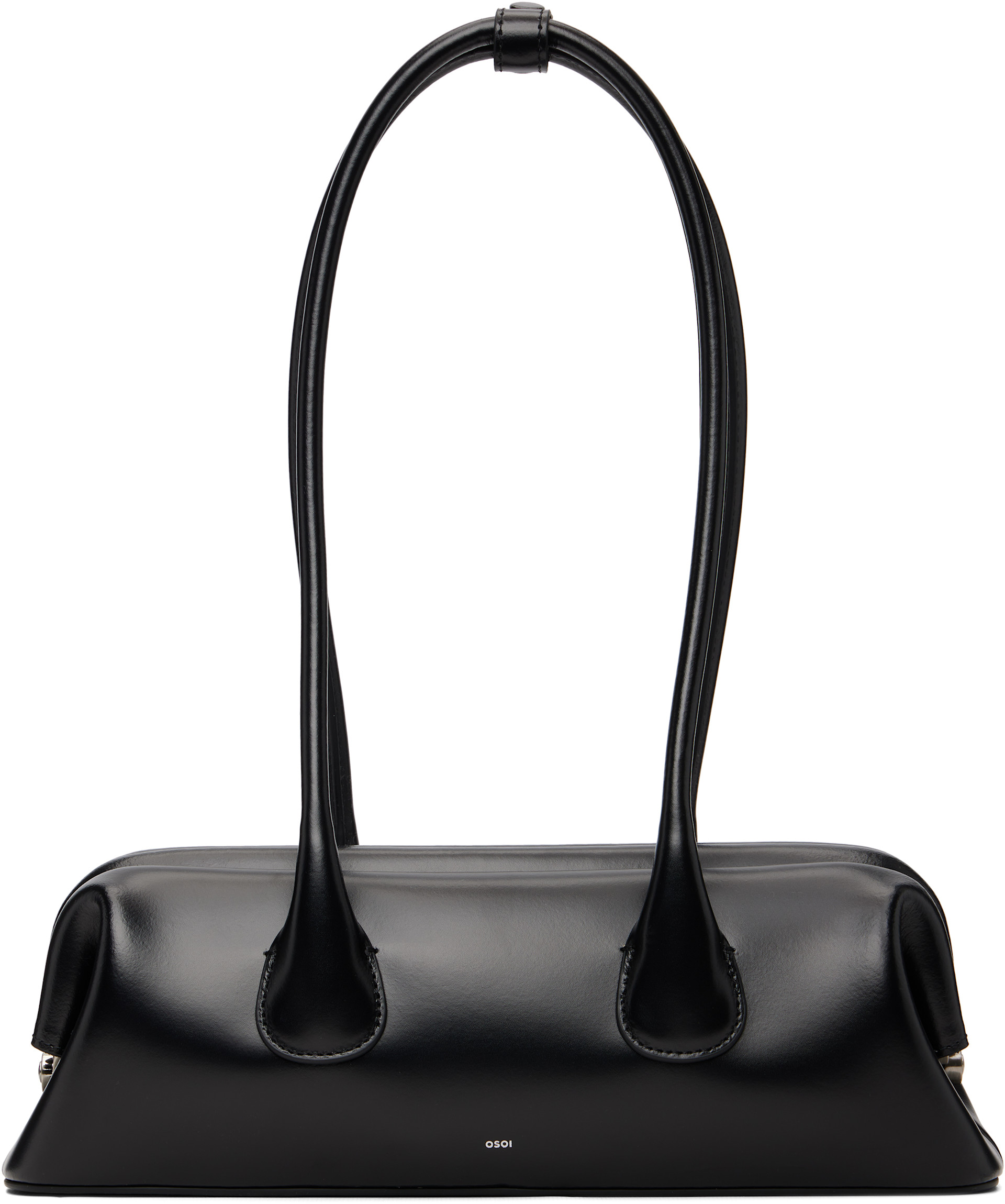 OSOI: Black Boat Wide Mini Bag | SSENSE Bahrain