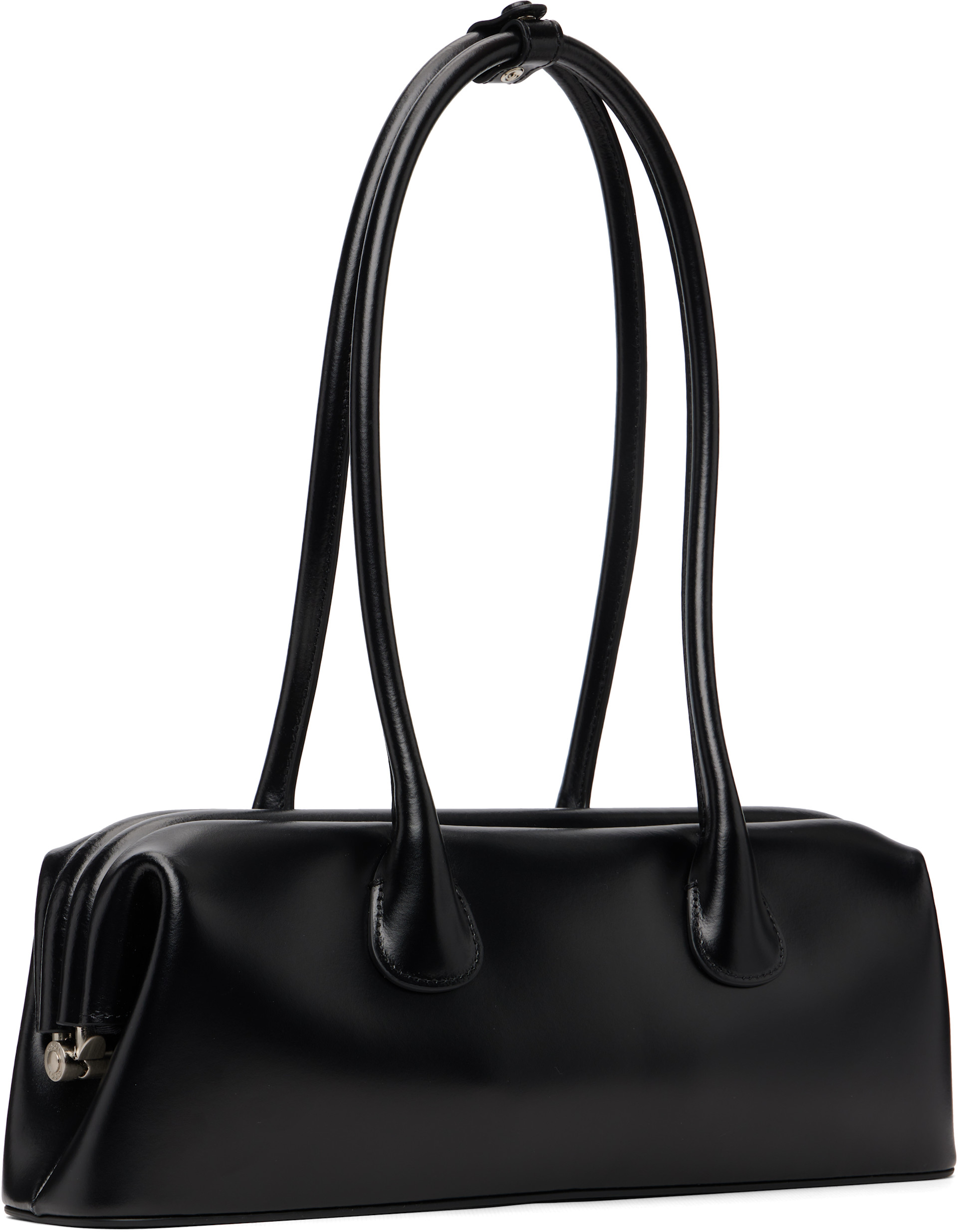 OSOI: Black Boat Wide Bag | SSENSE Canada