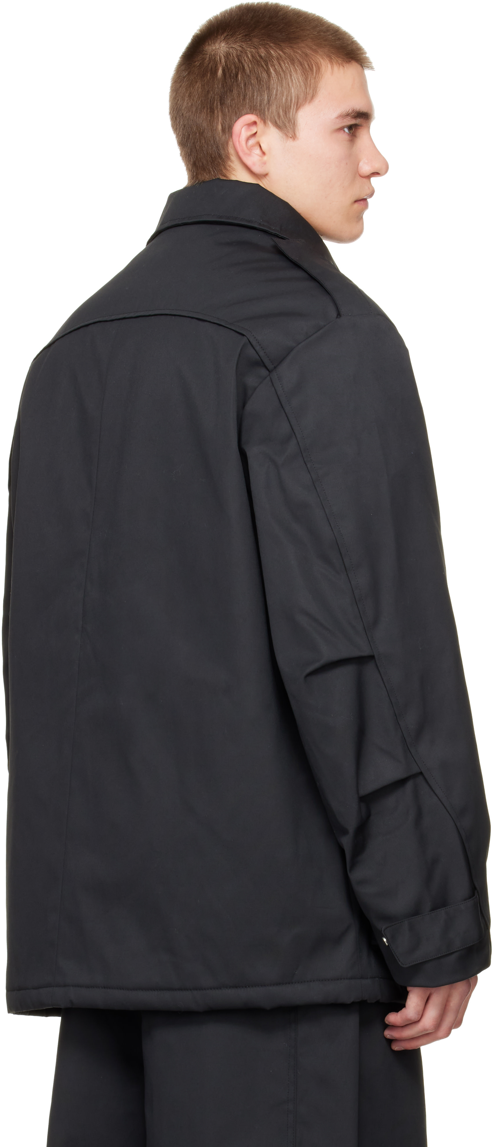 Seventh - Black Pilot Parka Coat