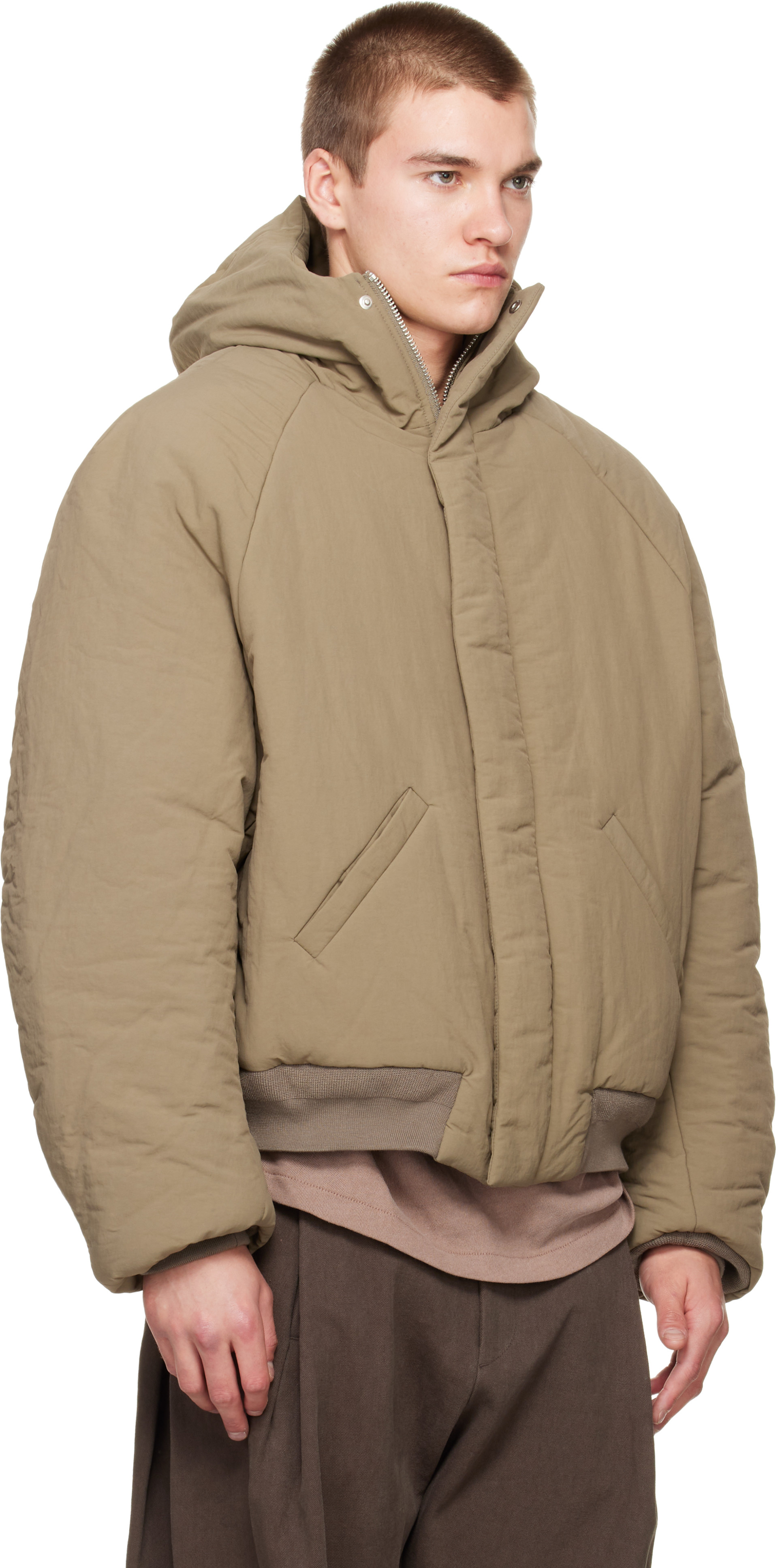 Seventh - Manteau matelassé Orb beige