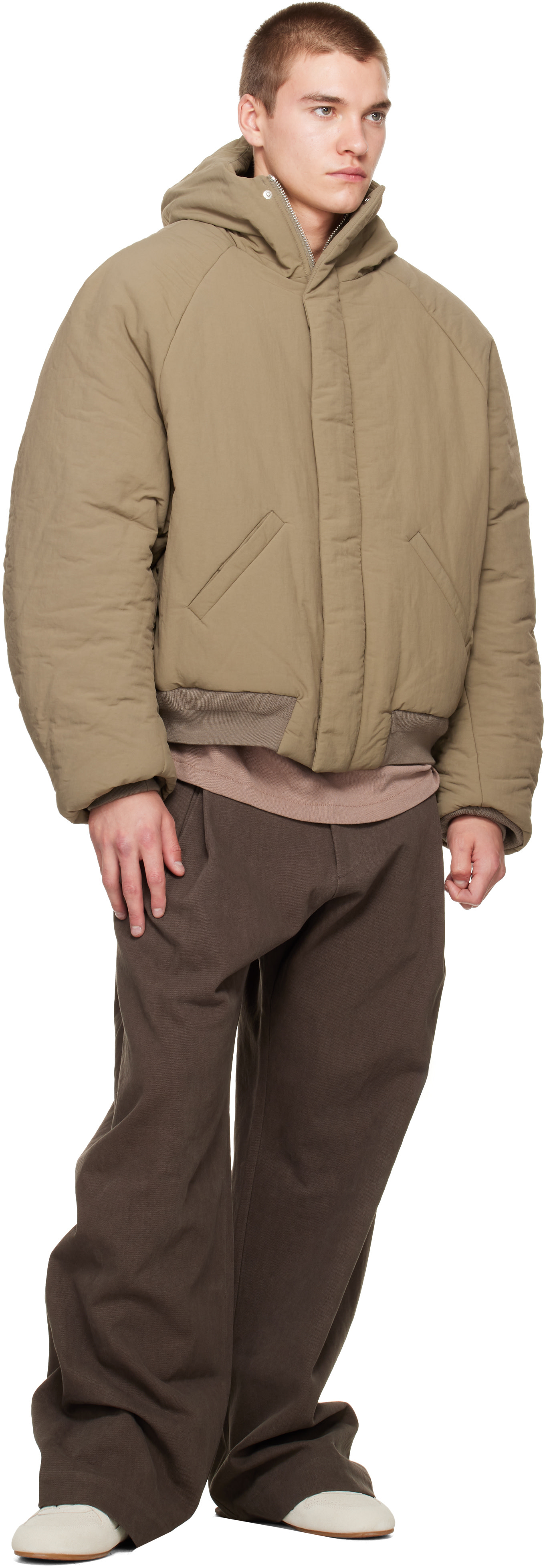 Seventh - Manteau matelassé Orb beige