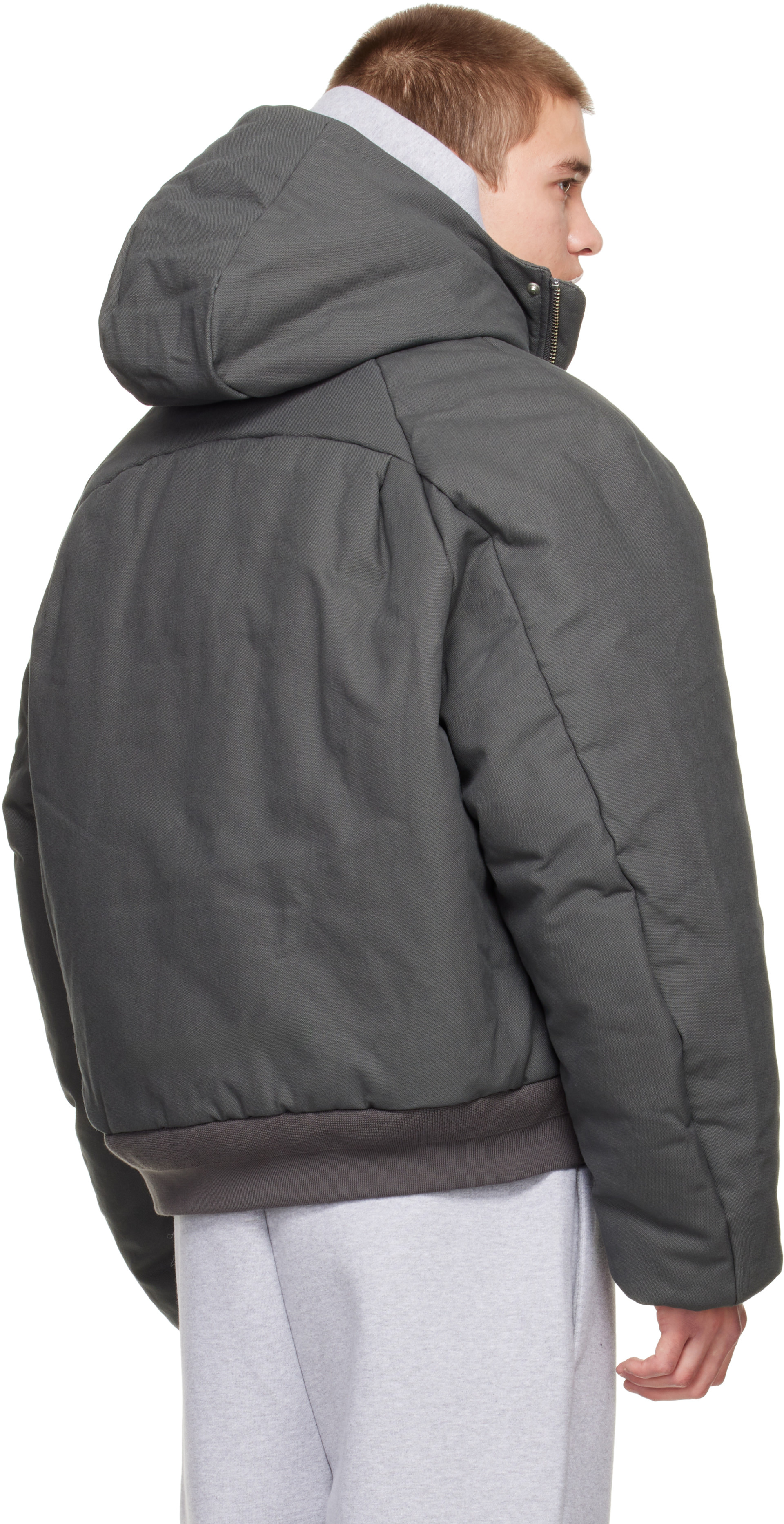 Seventh - Gray Orb Puffer Coat