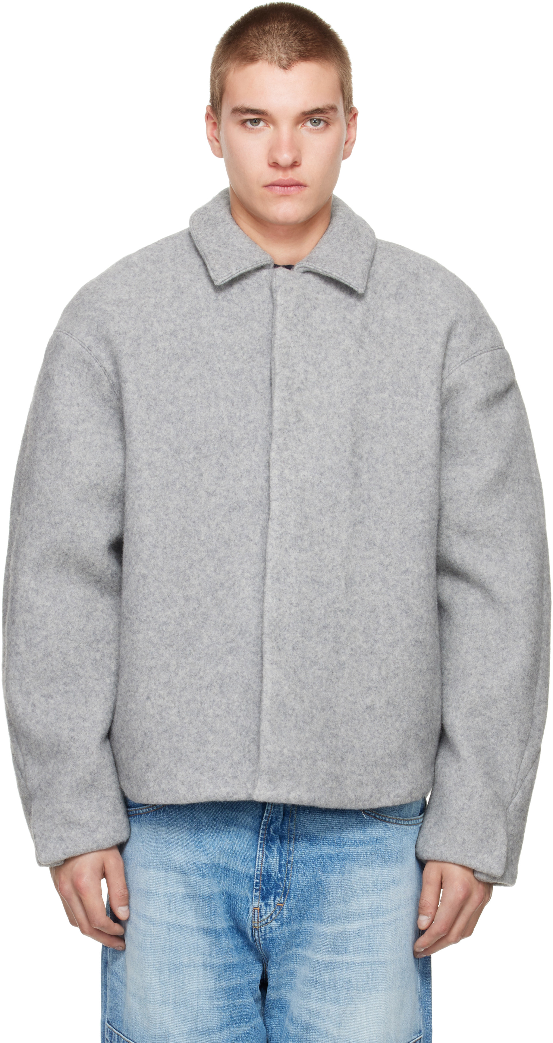 Seventh - Gray Wool Cove Jacket